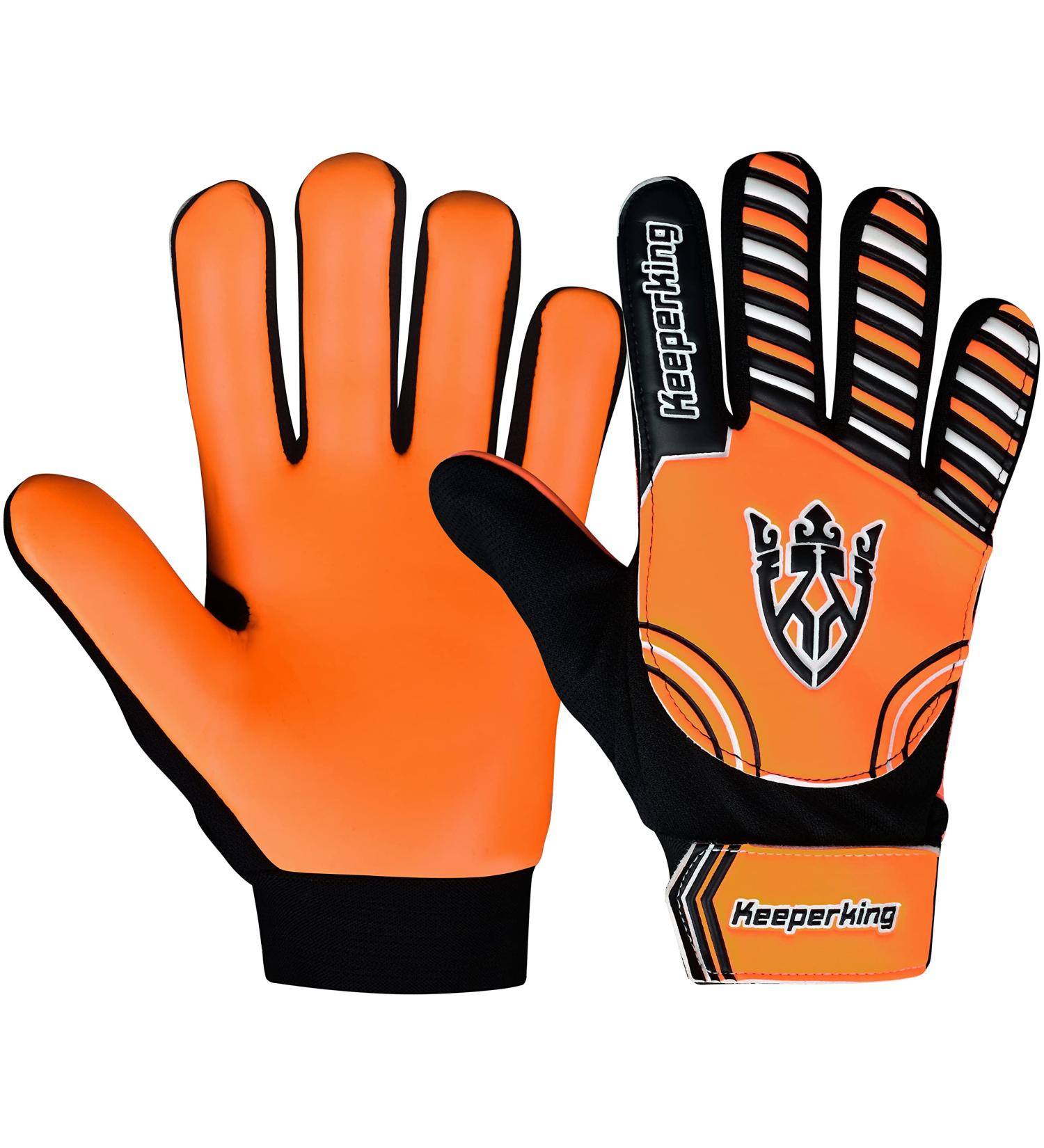 Keeperking Claw 2.0 Goalkeeper Gloves for Kids | Sustainable Junior Football Gloves for Boys & Girls | Sizes 3-7 | Great Stop Performance - Buy Online on GoSupps.com