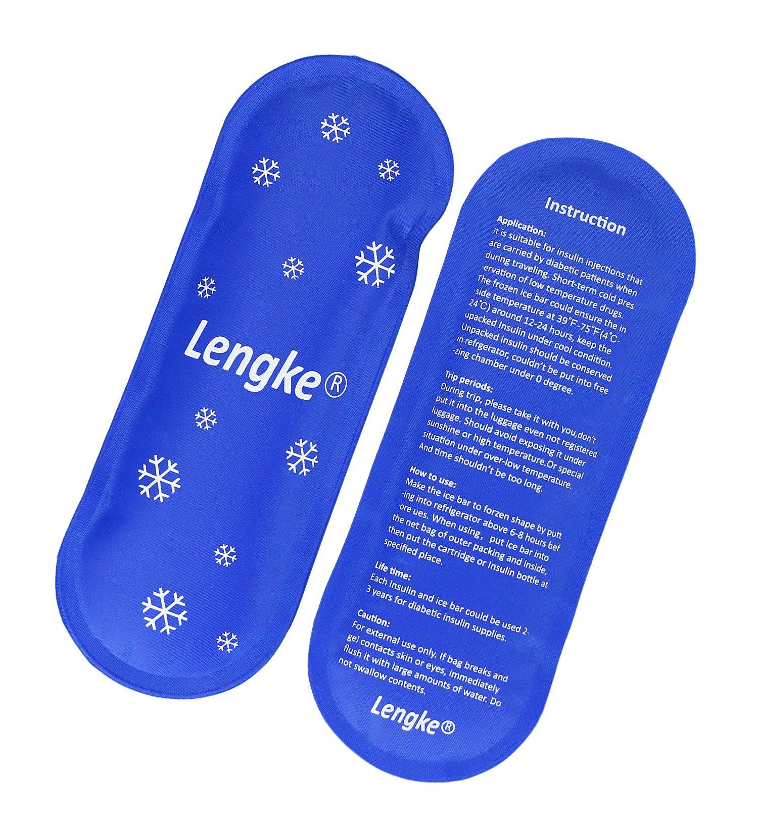 Youshares Ice Cream Bag for Insulin - Reusable Travel Cooling Bag for Diabetics (2 Pack) - Blue - Buy Online on GoSupps.com