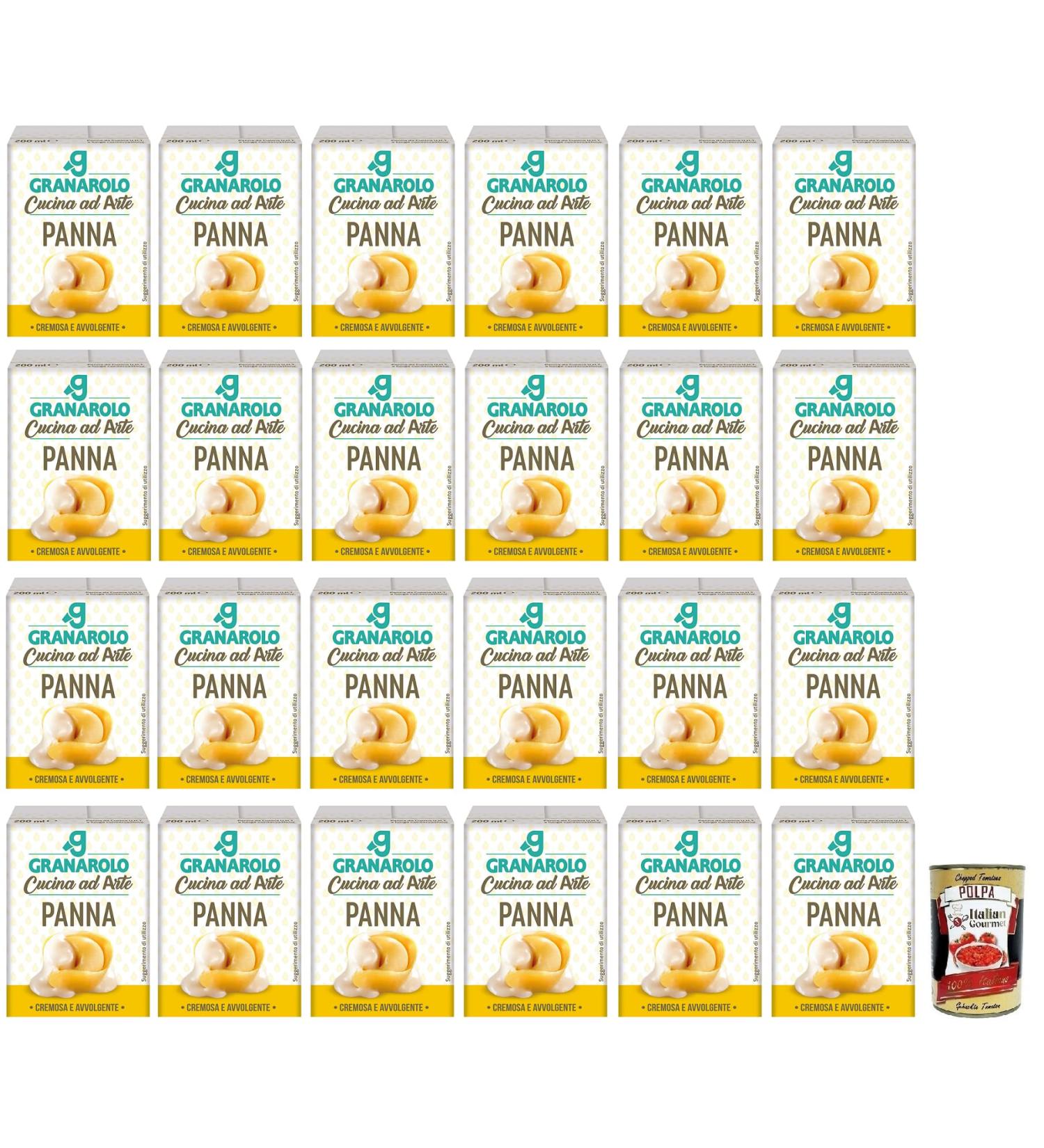  Italian Gourmet E.R. Granarolo UHT Long Lasting Baking Cream 200 ml + 400 g Tin - Buy Online on GoSupps.com