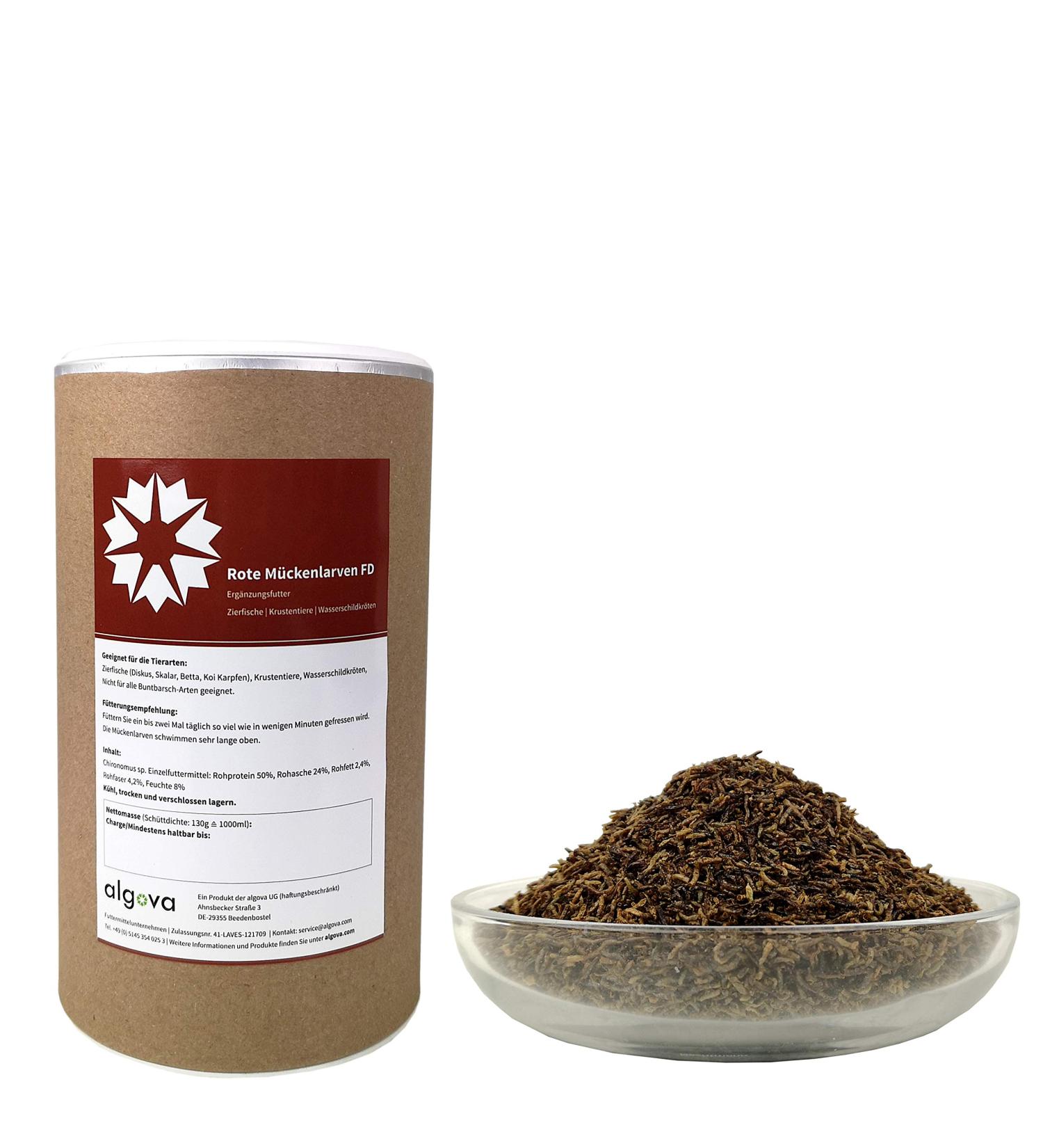 FD Red Mosquito Larvae - Gently Freeze Dried Fish Food - Buy Online on GoSupps.com