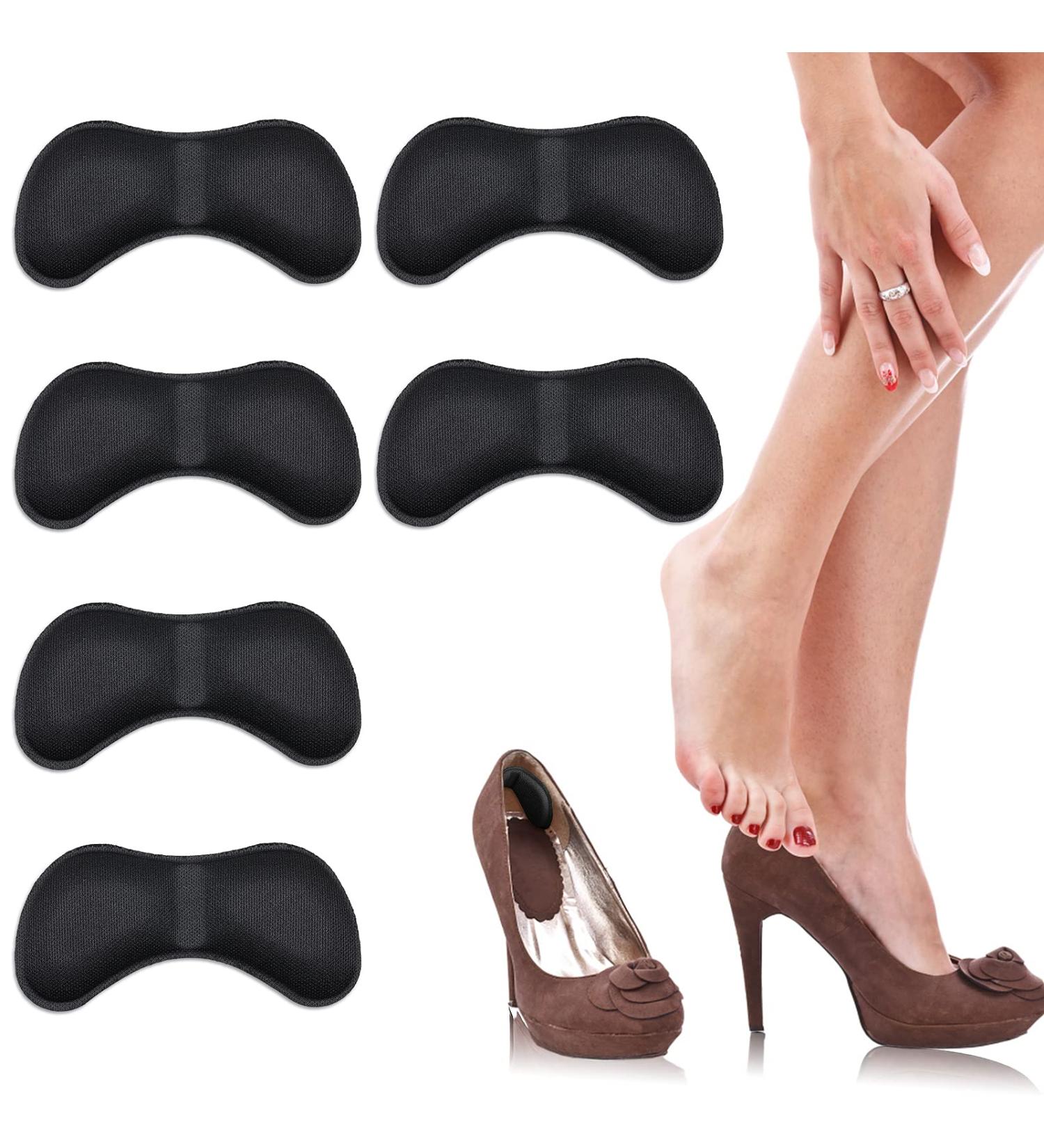Hedge Cushions | 3 Pairs Self-Adhesive Heel Pillow Pads for Shoe Protection | Prevent Heel Slides & Enhance Comfort - Buy Online on GoSupps.com