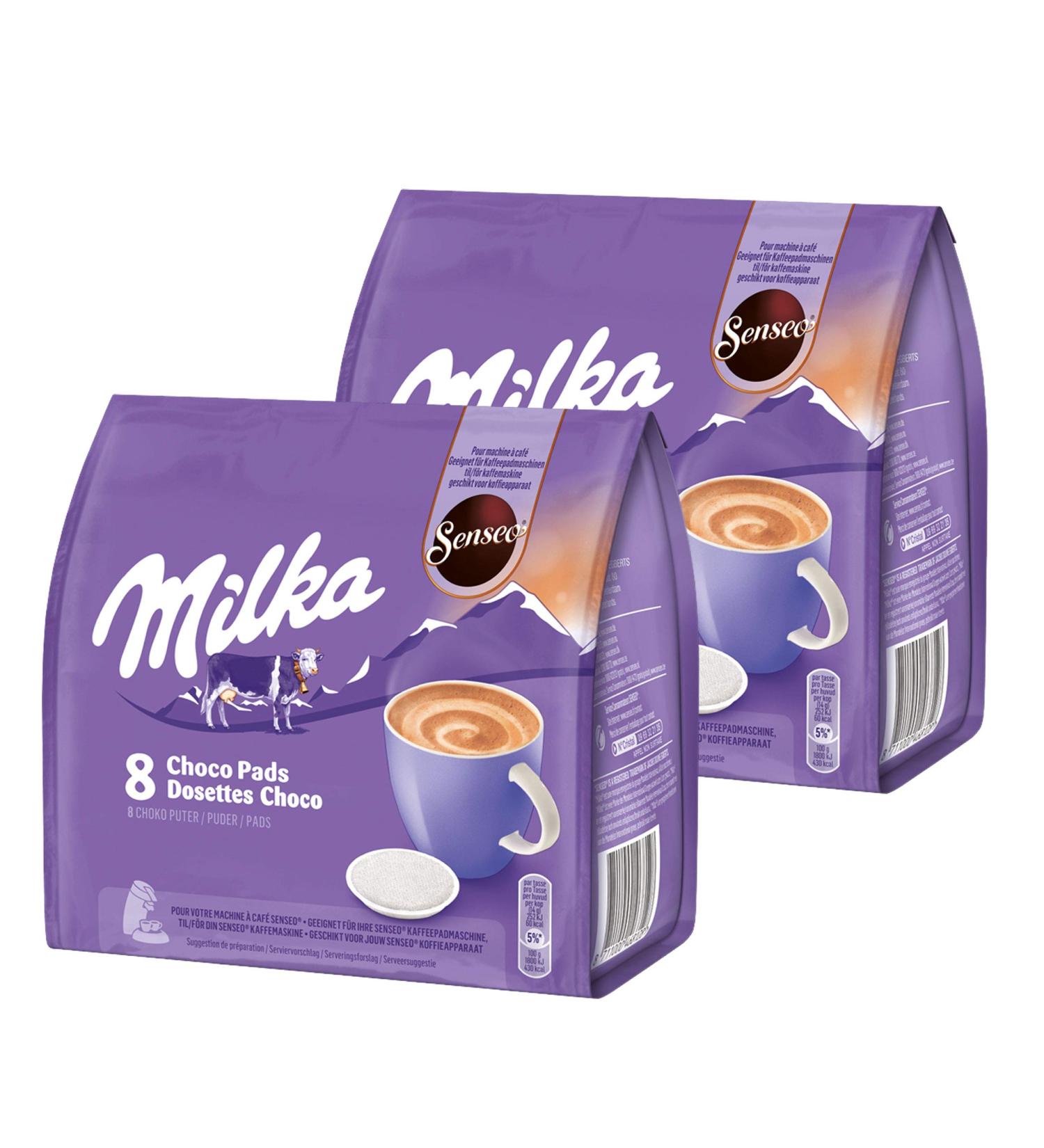 Senseo Milka Choco Chocolate Beverage Pods 2 x 8 Pods - Buy Online on GoSupps.com
