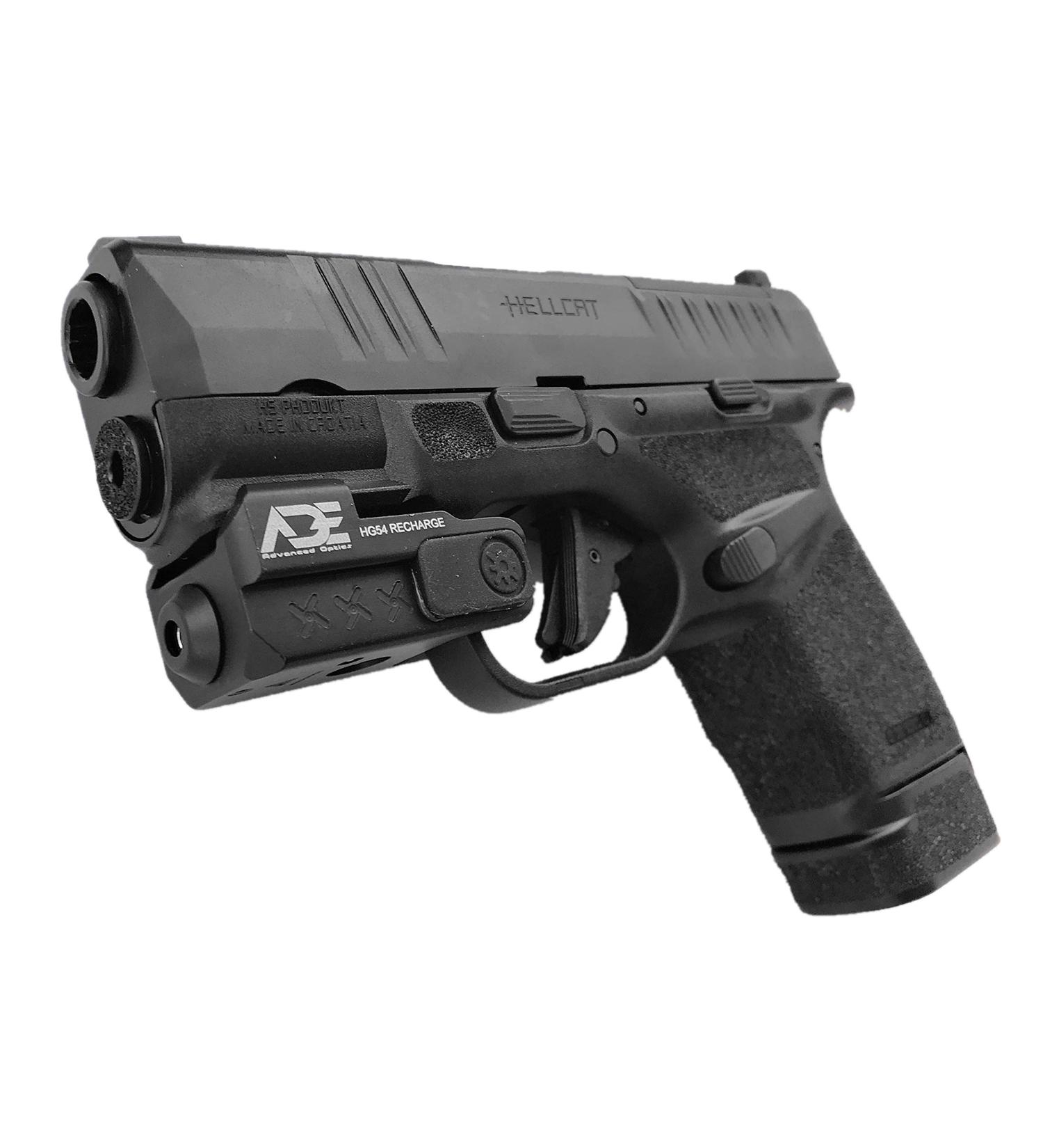 Ade Advanced Optics HG54R Rechargeable Strobe Laser Sight for Springfield Hellcat 9MM Pistol - RED - Buy Online on GoSupps.com