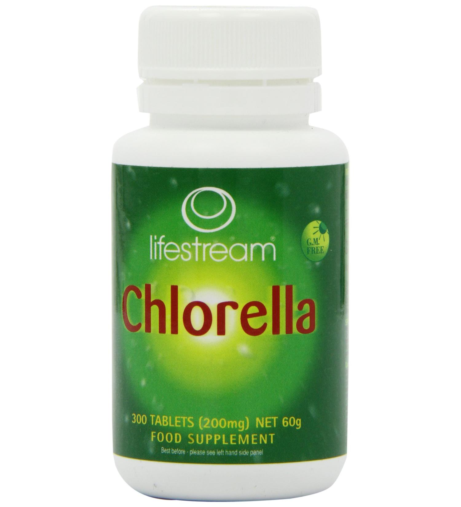 Lifestream - Chlorella - Tablets - 60g - Buy Online on GoSupps.com