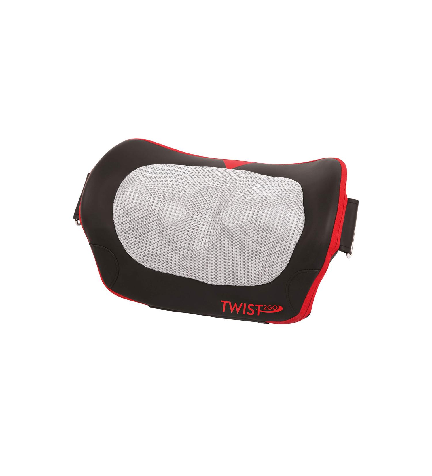 Miniwell Twist2go Casada Shiatsu Massage Pillow with Heating Function - Wireless Neck Shoulder & Back Massager for Home & Office - Buy Online on GoSupps.com