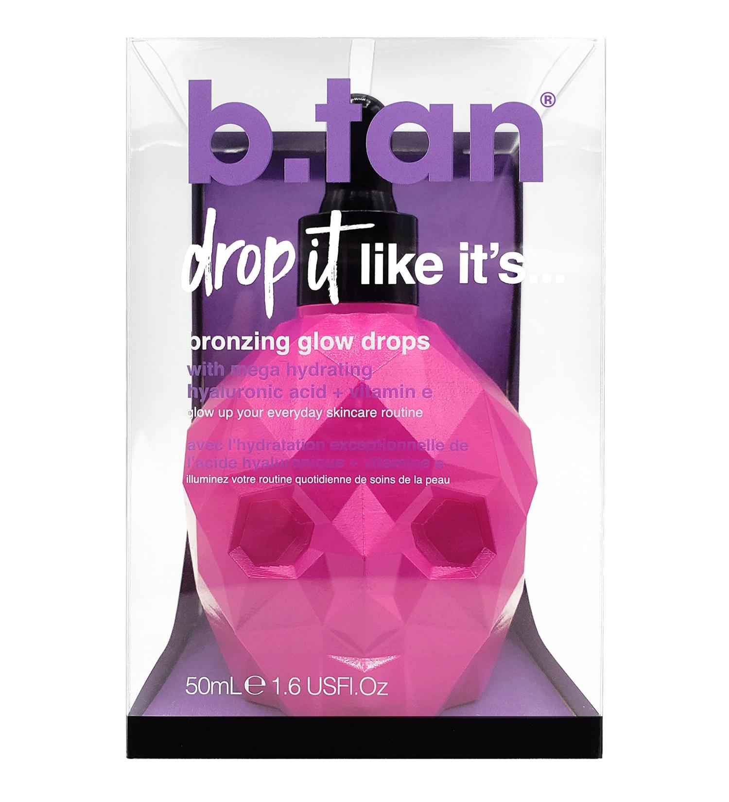 B.Tan Drop It Like It's Bronzing Glow Drops - Unisex Self Tanner 1.7 oz | Buy Internationally - Buy Online on GoSupps.com