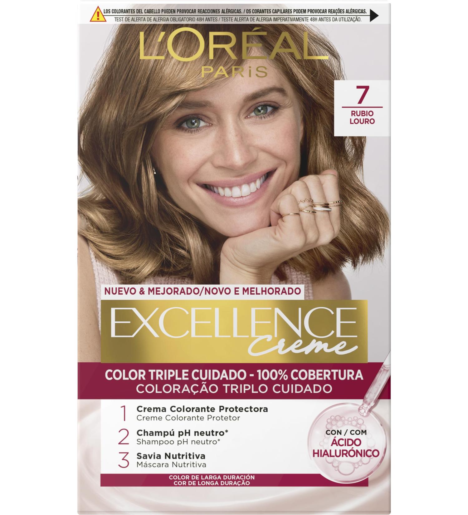 L'Or al Paris Excellence Cr me No. 01s 7 - Triple Protection Hair Colourant | International Shipping Available - Buy Online on GoSupps.com