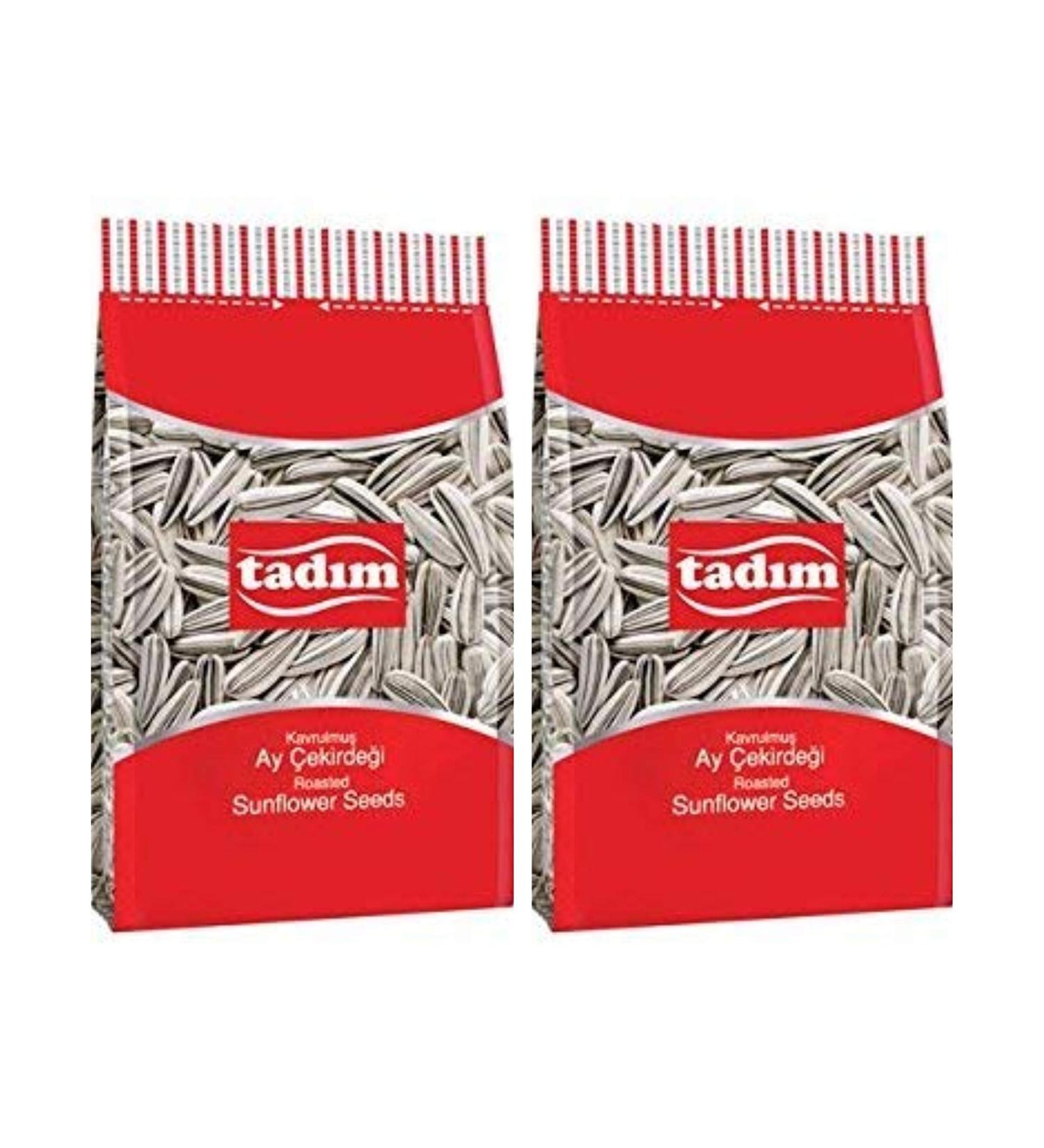 Tadim Sunflower Seeds Roasted and Salted 12 oz Pack of 2 From Turkey 12.0 Ounce (Pack of 2)