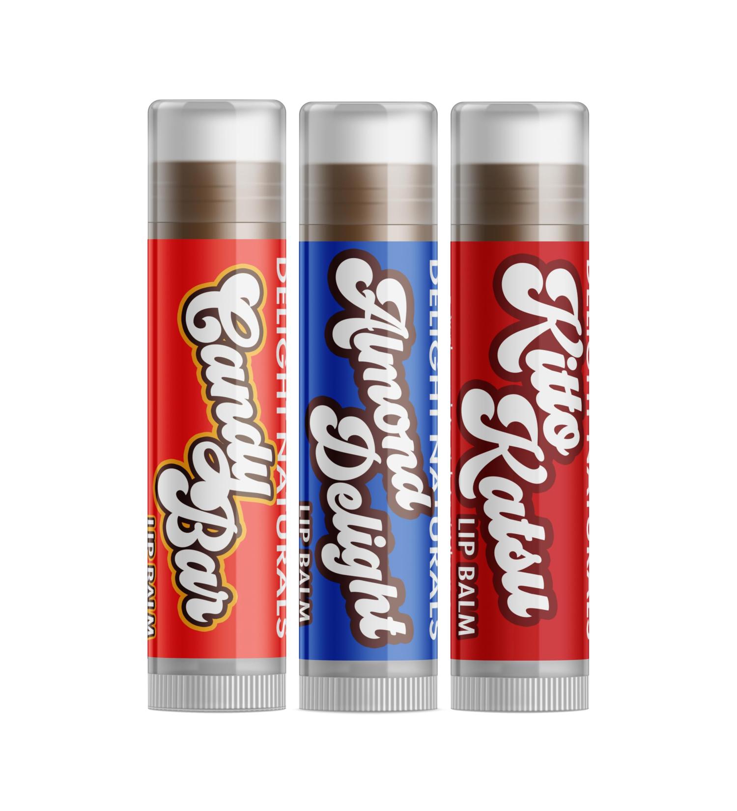 Candy Stash Lip Balm Gift Set | Almond Delight & Kitto Katsu | International Shipping Available - Buy Online on GoSupps.com