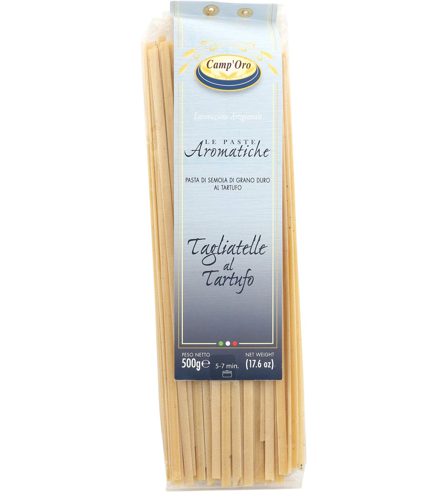 Camp'Oro Le Aromatiche Tagliatelle Italian Pasta with Truffle - 17.6 oz - Buy Online on GoSupps.com