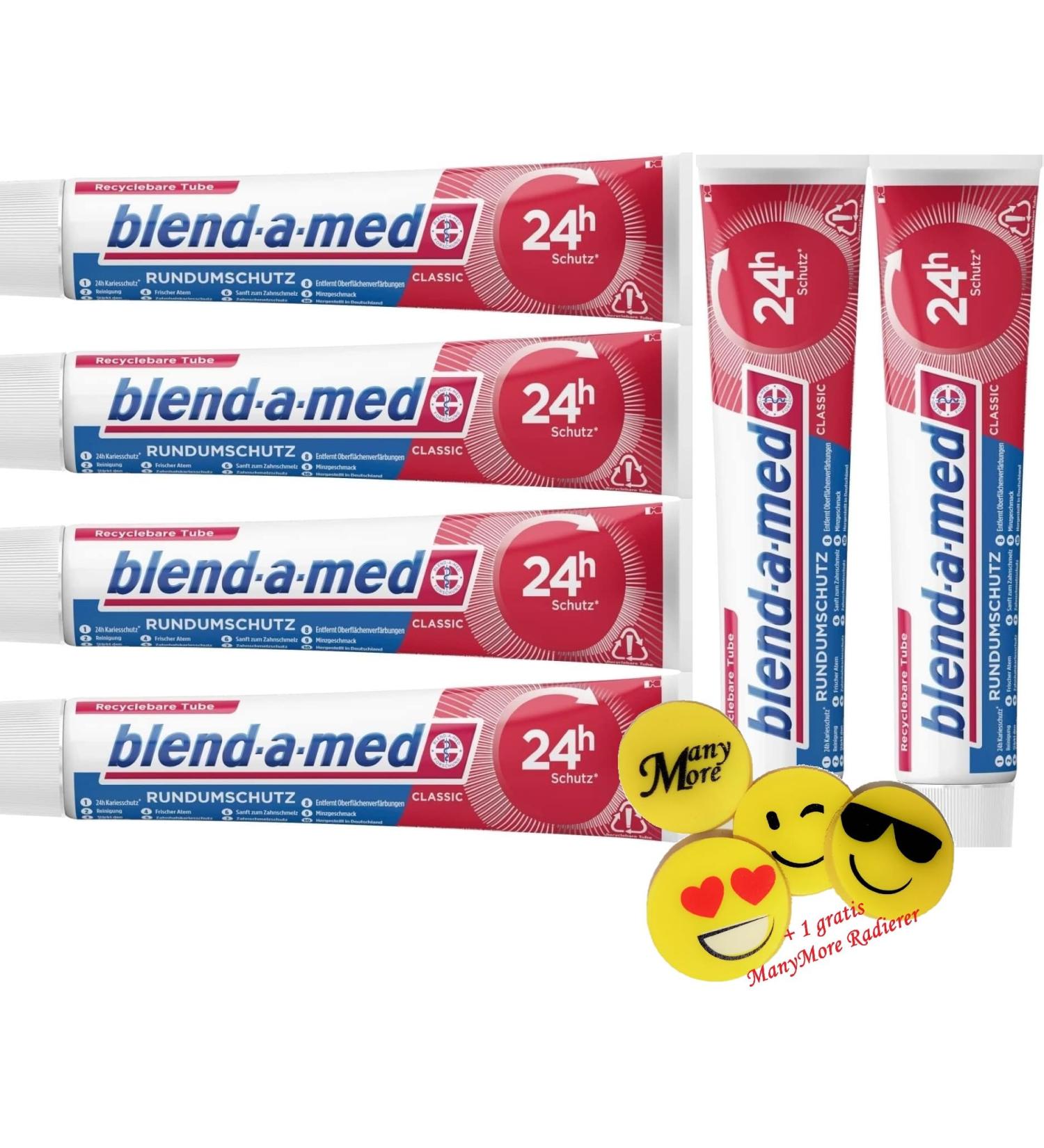 Buy Blend-a-med Classic Toothpaste Pack of 6 (6 x 75 ml) - Best International Shipping & Quality Oral Care - Buy Online on GoSupps.com
