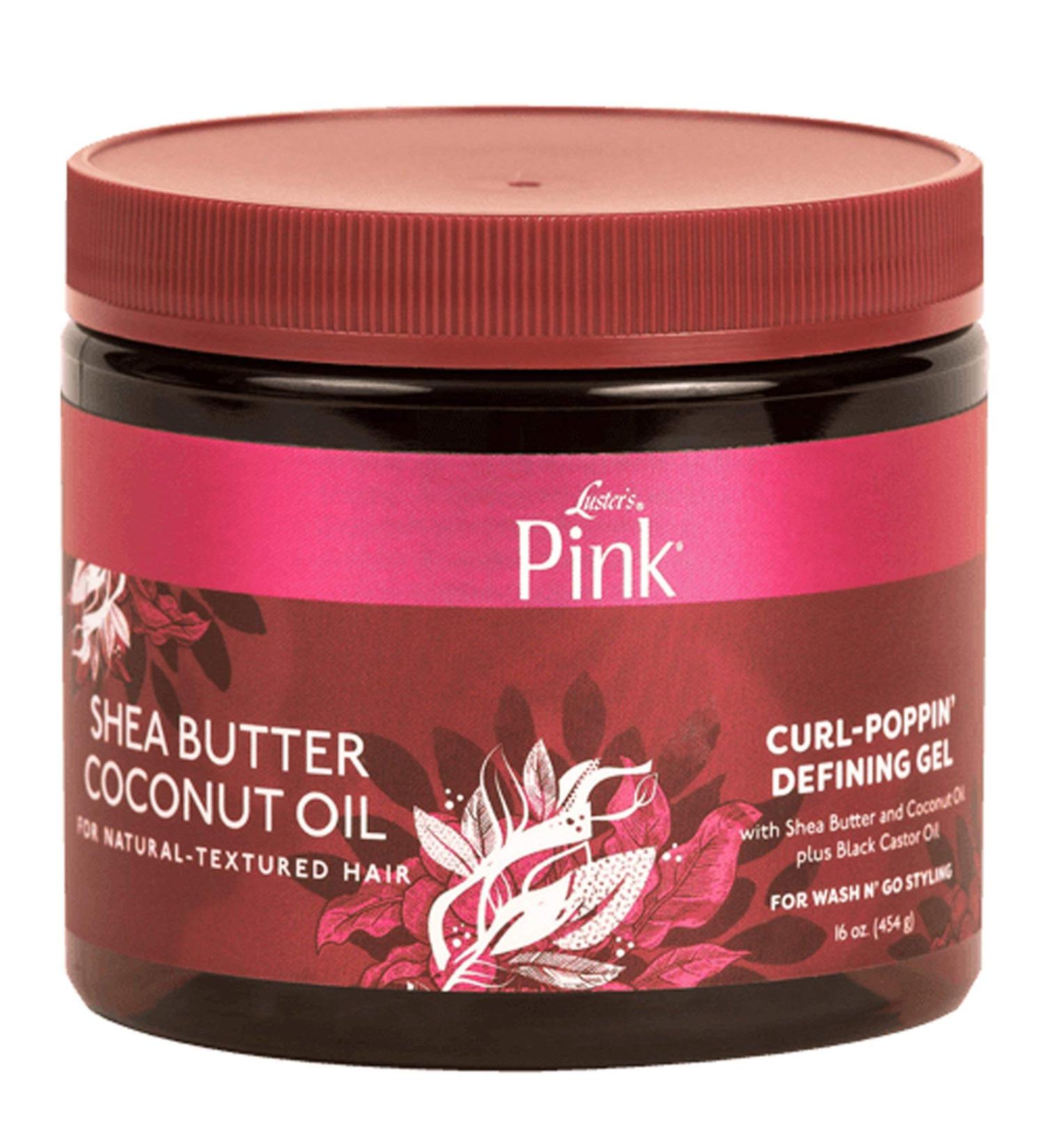 Lusters Shea Butter Coconut Oil Gel Defining 16 Ounce Jar (473ml)