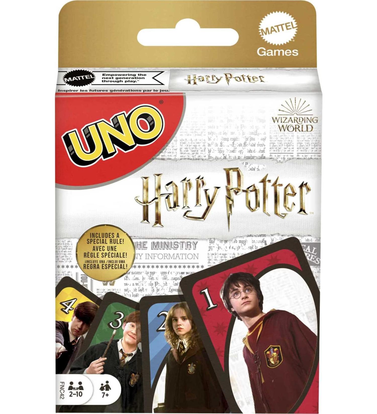 Harry Potter UNO Card Game - Movie-Themed Collector's Deck of 112 Cards with Hogwarts Characters - Perfect Gift for Fans, Ages 7 & Up - Multicolor - Buy Online on GoSupps.com