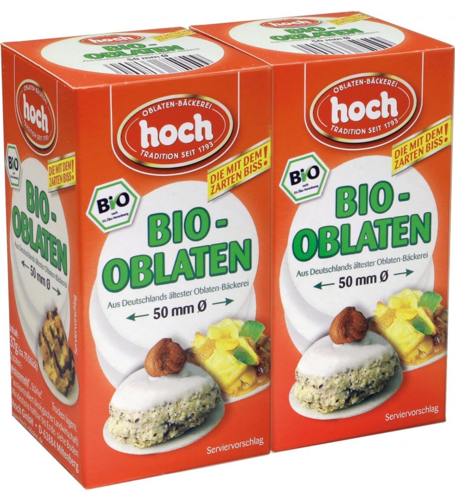 hoch Baking Wafers 50mm Pack of 2-74g - Made in Germany - Buy Online on GoSupps.com