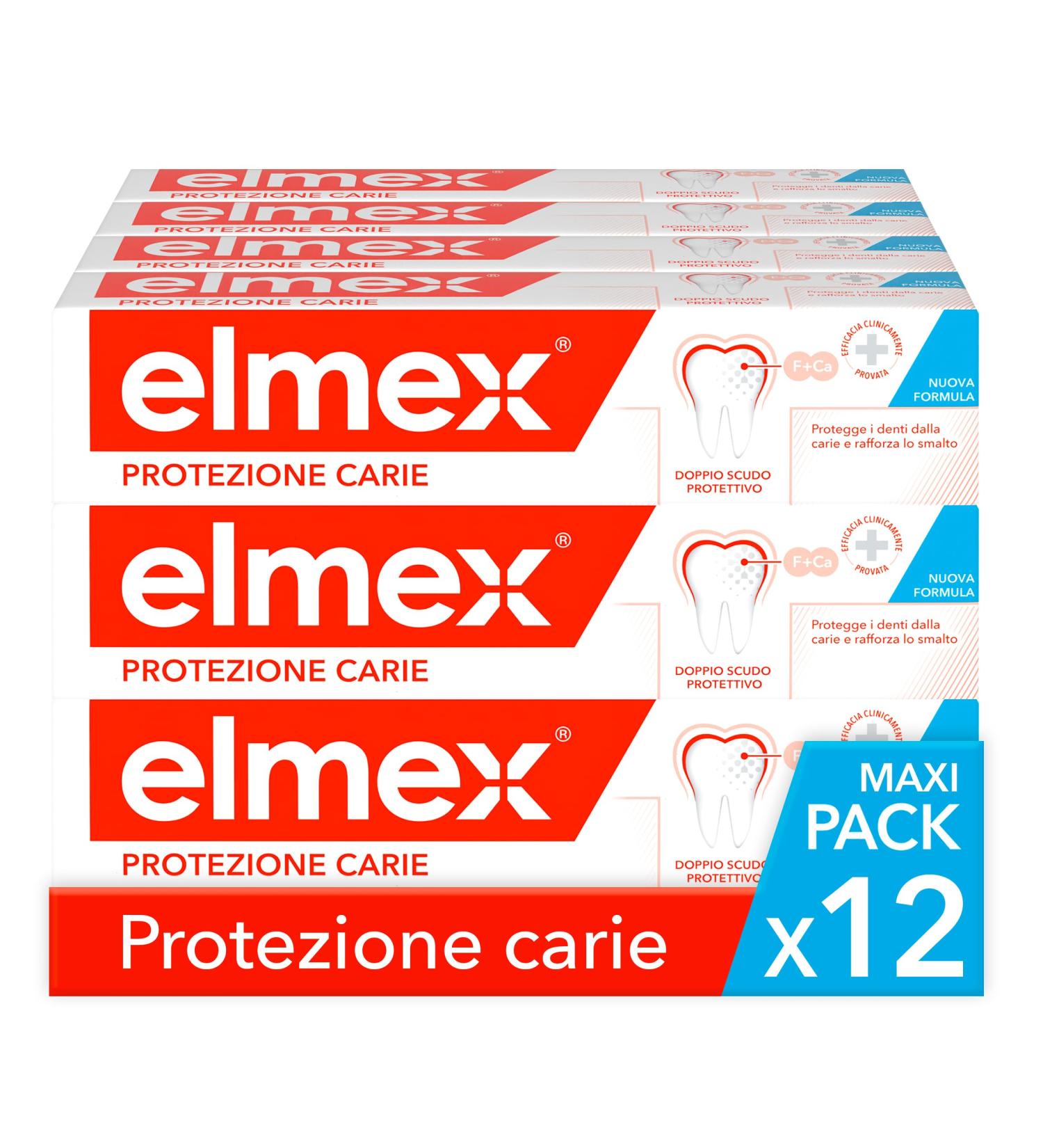  ELMEX elmex dentifrice Protection carie 75 ml x 12 - Buy Online on GoSupps.com
