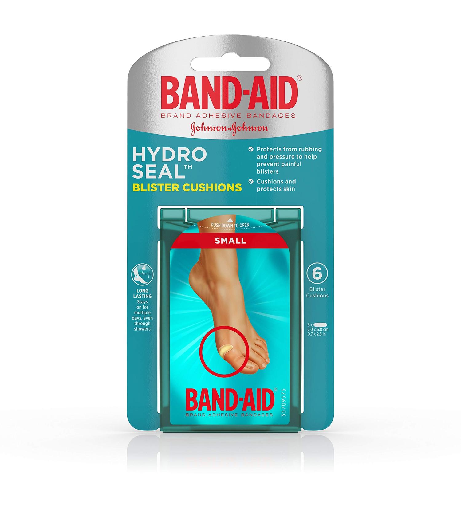 Band-Aid Hydro Seal Bandages Blister Cushion | Waterproof Blister Pad | Small 6 Count - Buy Online on GoSupps.com