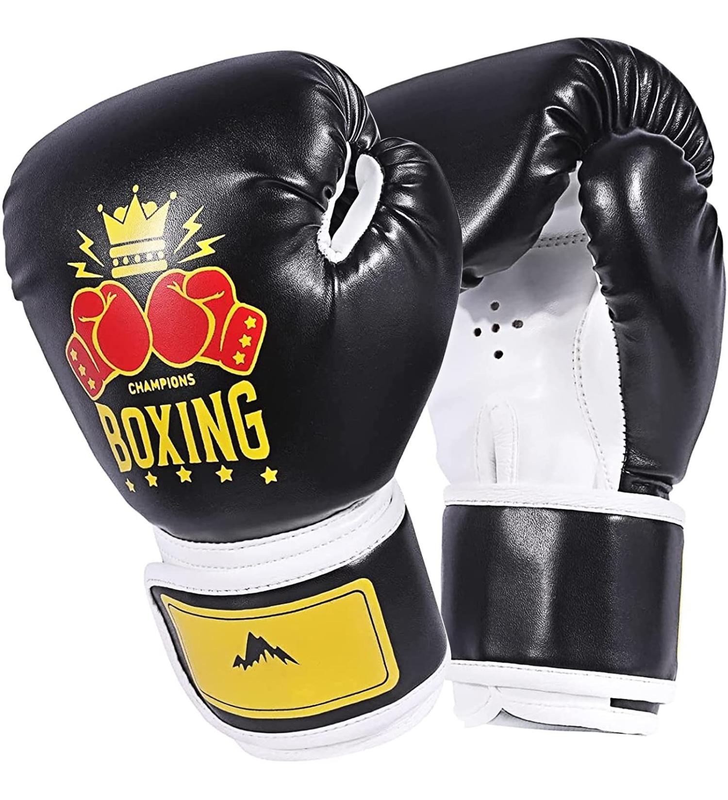 Premium Boxing Gloves for Kids | 4oz Kids Boxing Gloves (Ages 3-10) | Ideal for Muay Thai MMA and Kickboxing - Boys & Girls - Buy Online on GoSupps.com