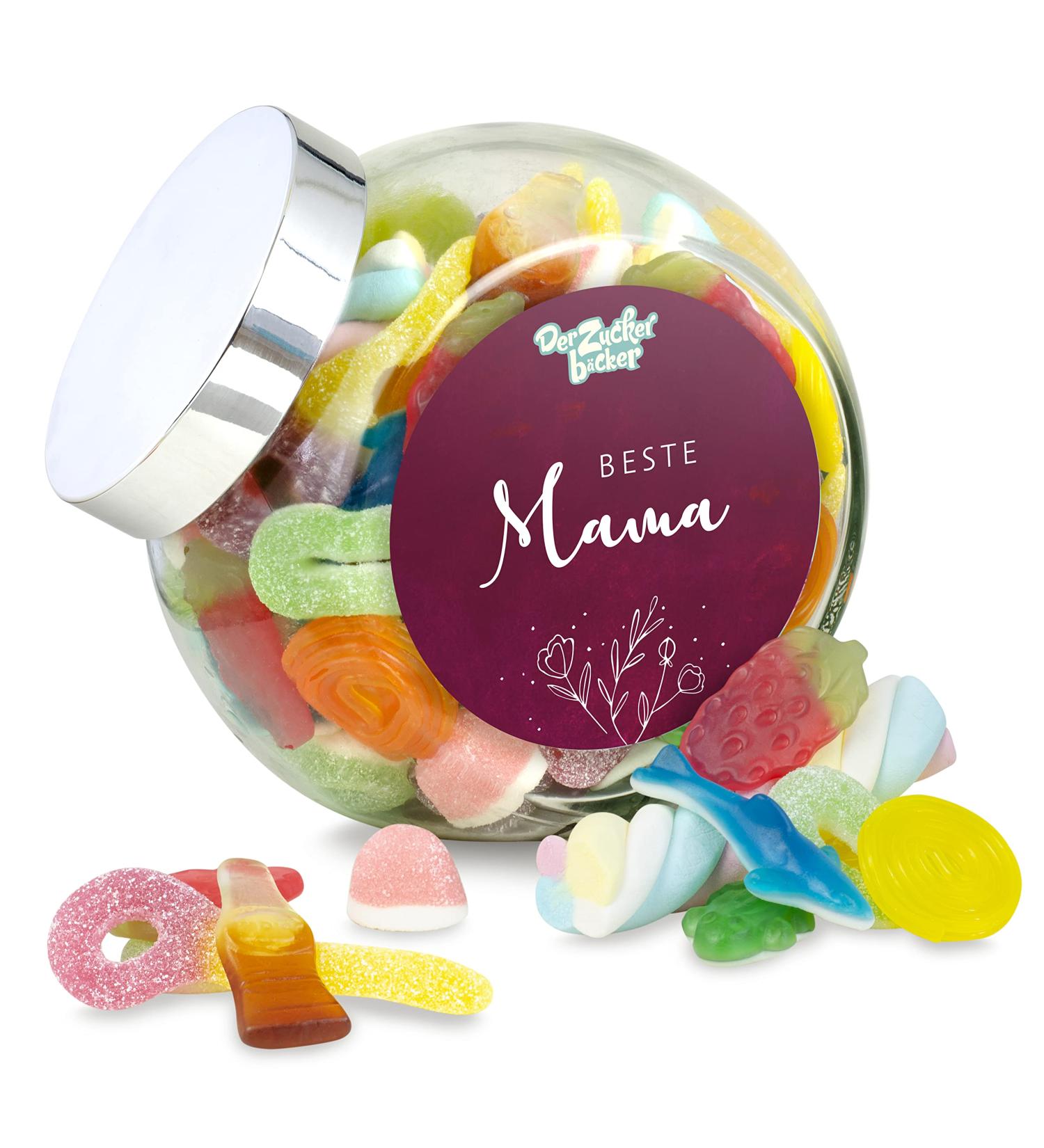 Best Mom Candy Jar colorfully filled jar with candy beautiful gift for mom for Mother s Day