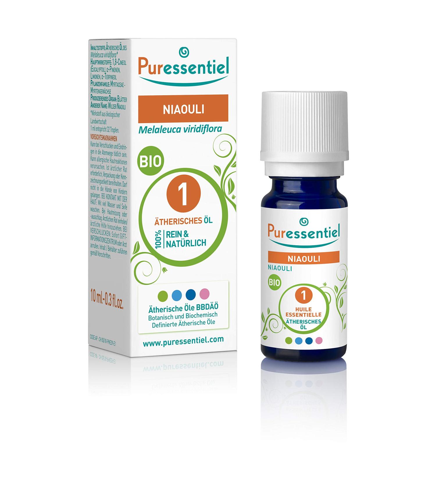 Puressentiel - Niaouli Organic Essential Oil 5 ml - BBD - 100% pure and natural