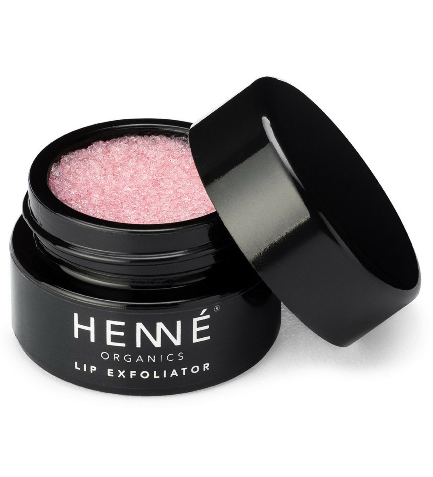 Henn Organics Lip Exfoliator - Natural Rose Diamonds Sugar Scrub - Buy Online on GoSupps.com