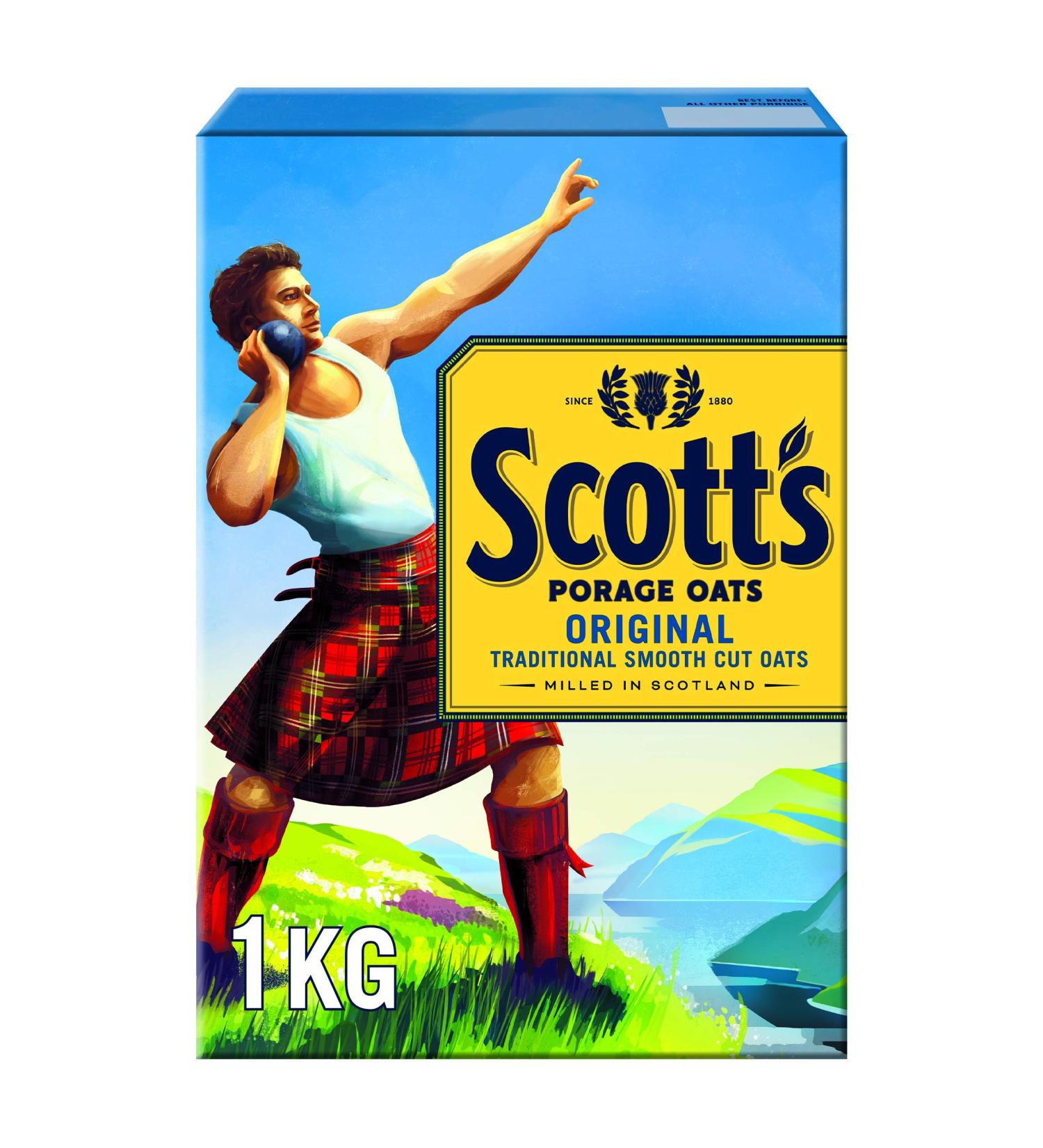 Scott's Original Porridge Oats 1kg - Pack of 1 | Buy Online - Buy Online on GoSupps.com