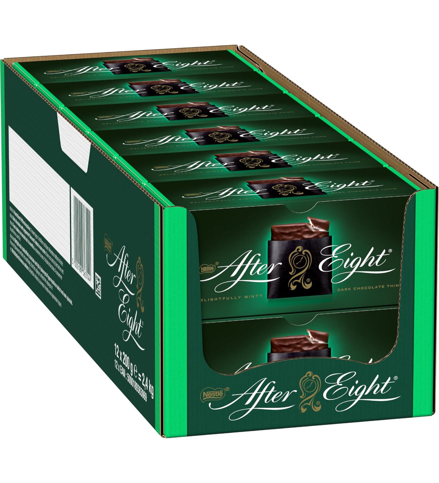 Buy Nestl After Eight Dark Chocolate & Peppermint Cream - 12x200g | International Shipping Available - Buy Online on GoSupps.com