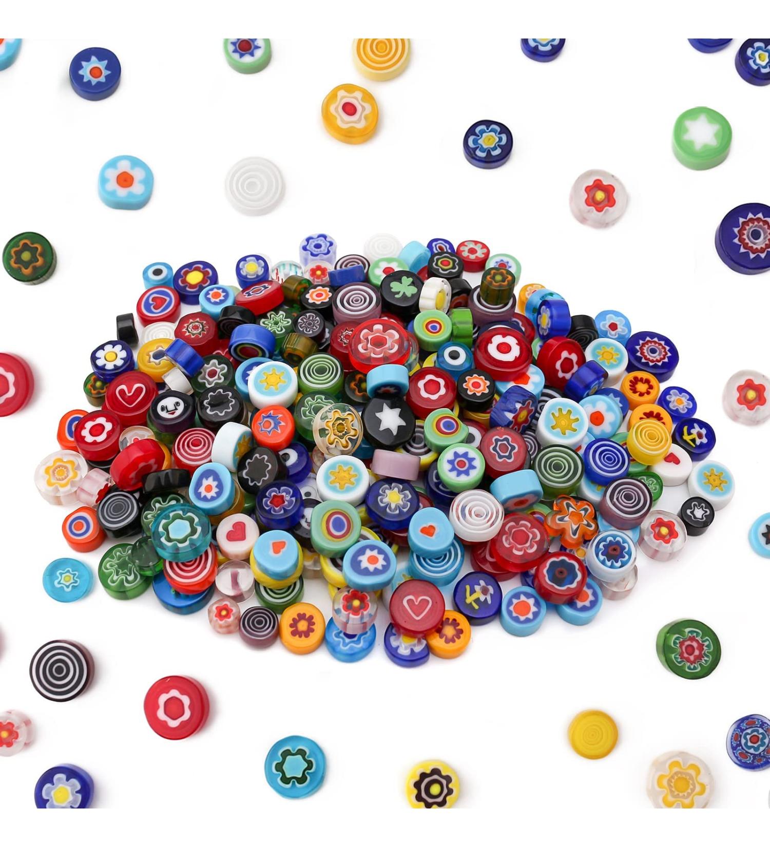 Youway Style Mosaic Glass Tiles for Crafts - Assorted Flower Beads Art Kit for Adults (114g/4 oz) - Buy Online on GoSupps.com