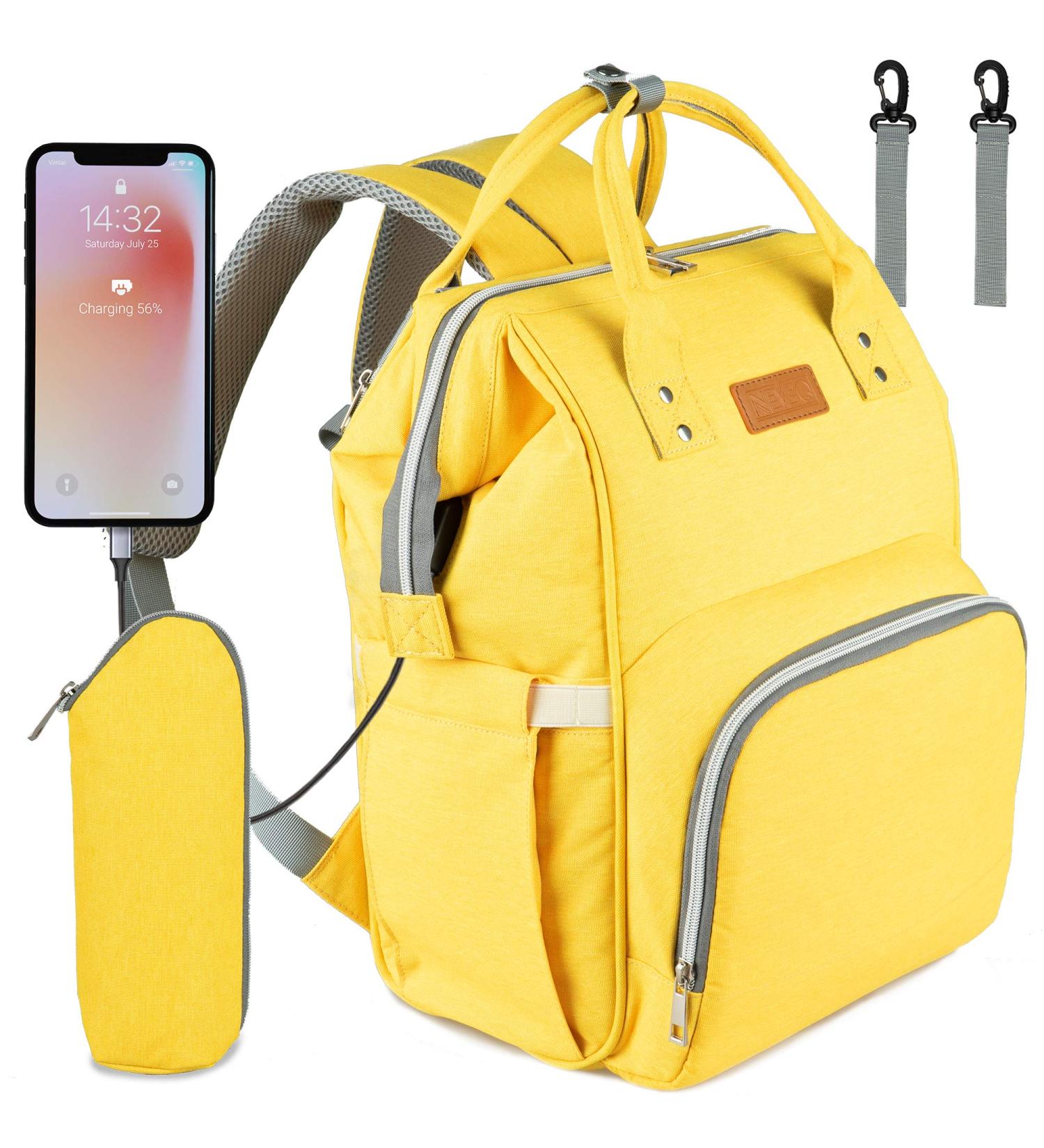 NEVEQ BABILY WICKING PACK - Large Capacity Waterproof Travel Backpack with Multi-Compartment Design & Baby Fan Roller - Perfect for International Shipping - Buy Online on GoSupps.com