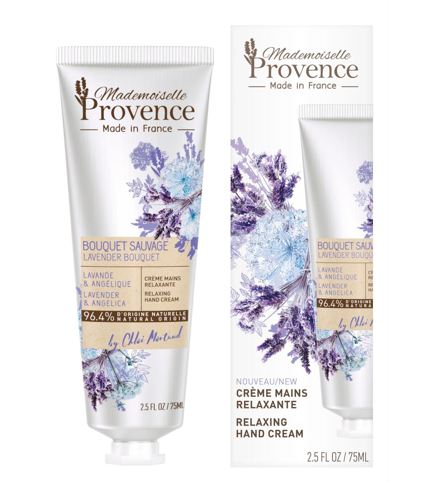 Mademoiselle Provence Lavender & Ang lique Hand Cream - Relaxing Moisturizer for Soft Hands - 1 Piece | International Shipping Available - Buy Online on GoSupps.com