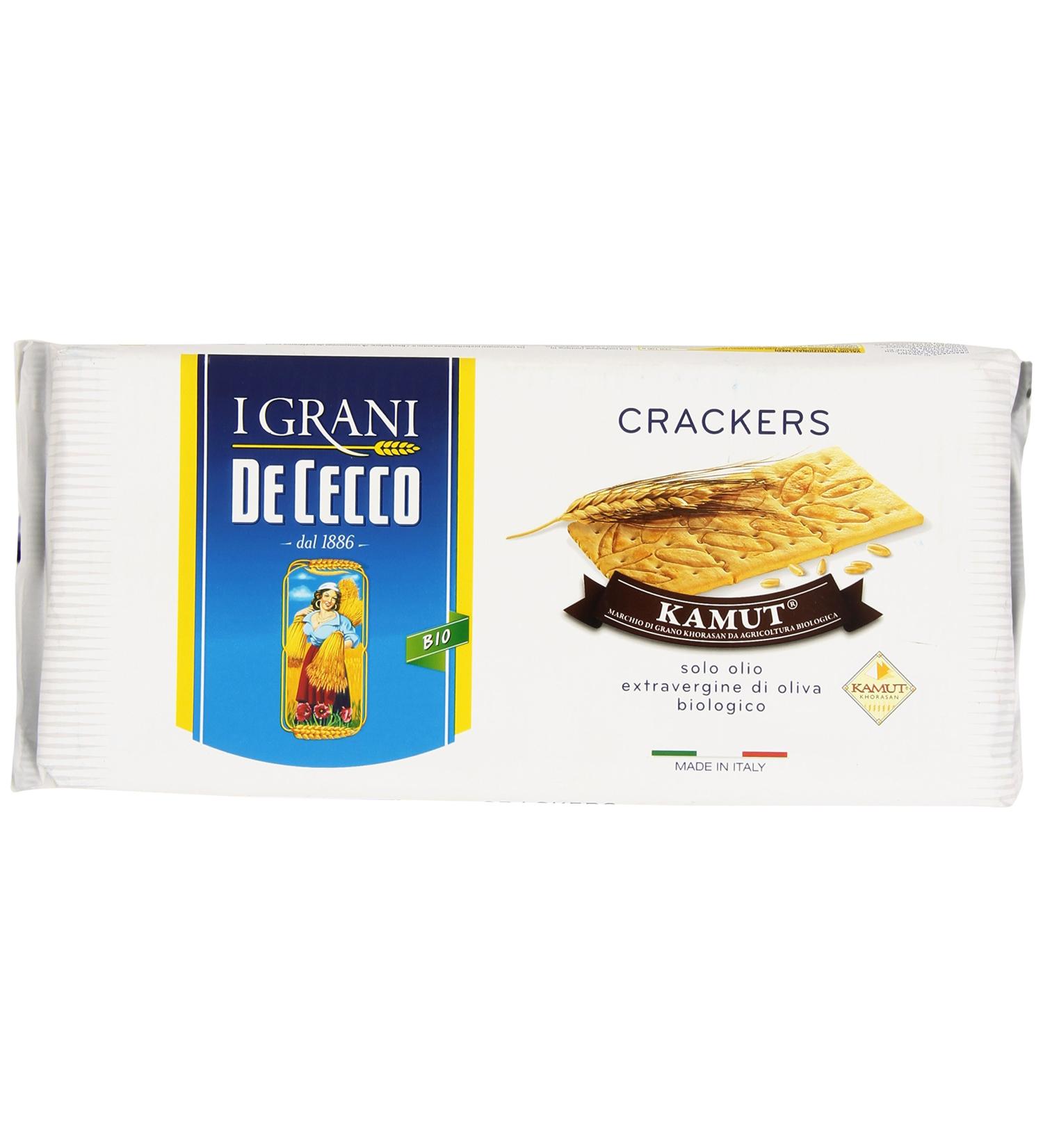 De Cecco Crackers Kamut Wheat 250gr - Lot of 6 - Buy Online on GoSupps.com