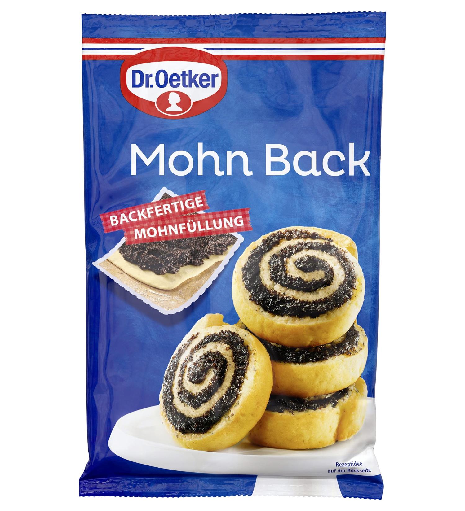 Dr. Oetker Poppy Baking 250 g Fine Ground Blue Poppy Filling for Baking and Preparing Cakes Cakes & Desserts Ready to Bake Vegan - Buy Online on GoSupps.com