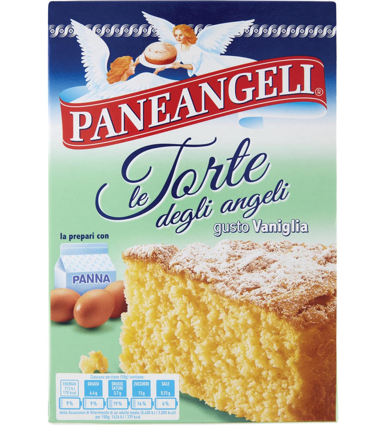 Paneangeli Torta degli Angeli Vanilla Cake Mix 415g Dessert - Buy Online on GoSupps.com