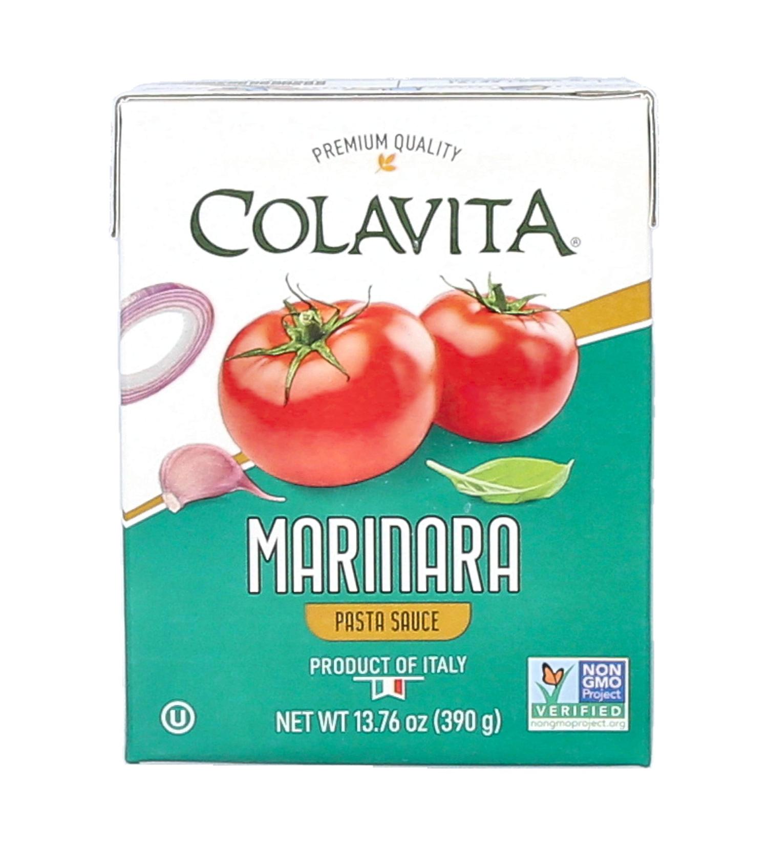 Colavita Marinara Pasta Sauce 13.76 oz Tetra Recart for Eco-Friendly Sustainable Packaging - Pack of 16 - Buy Online on GoSupps.com