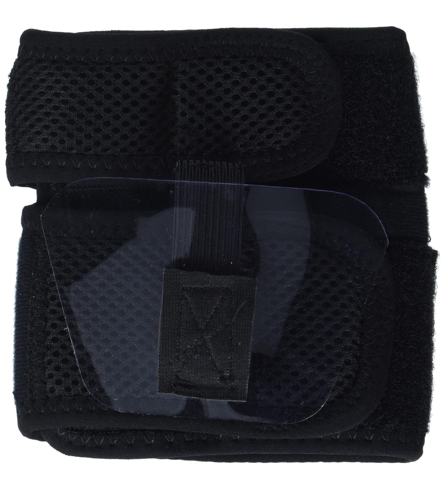 OTC Drop Foot Wrap Adjustable Ankle Brace with Quick Release Clip Fits Left or Right Ankle Black Universal