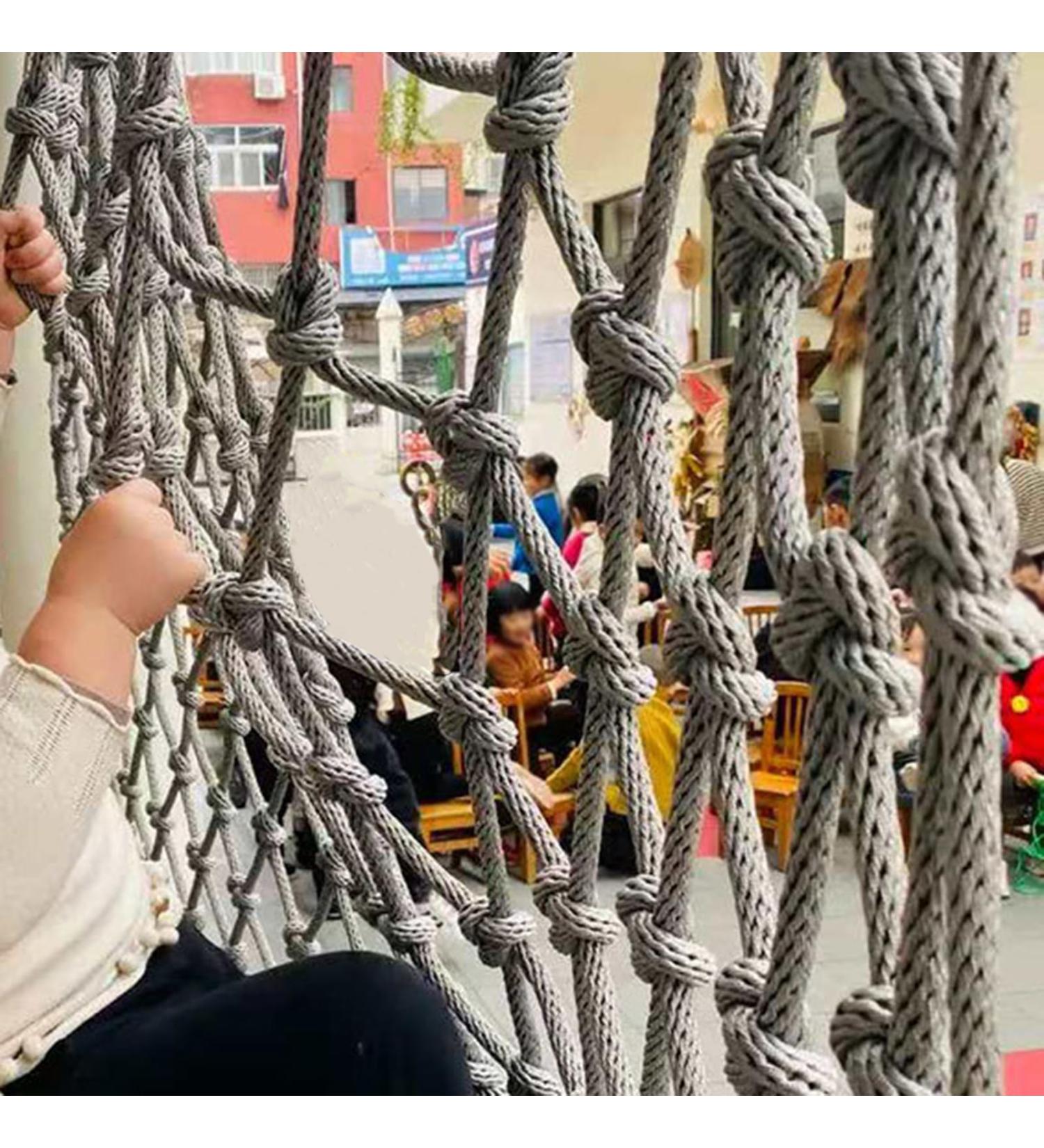 Climbing Netting Outdoor Treehouse Nets Cargo Climbing Net Playground Heavy Duty Swings Net Safety Net Cargo Net(Size:2 * 5m(6.6 * 16.4ft)) () - Buy Online on GoSupps.com