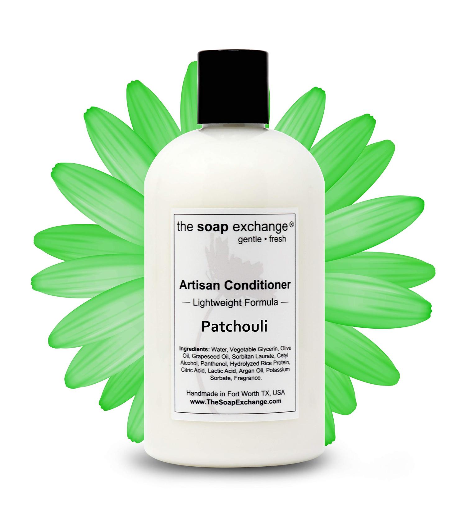 Handcrafted Patchouli Hair Conditioner - 12 fl oz | Natural Sulfate & Paraben Free | Nourish & Protect | USA Artisan Hair Care - Buy Online on GoSupps.com