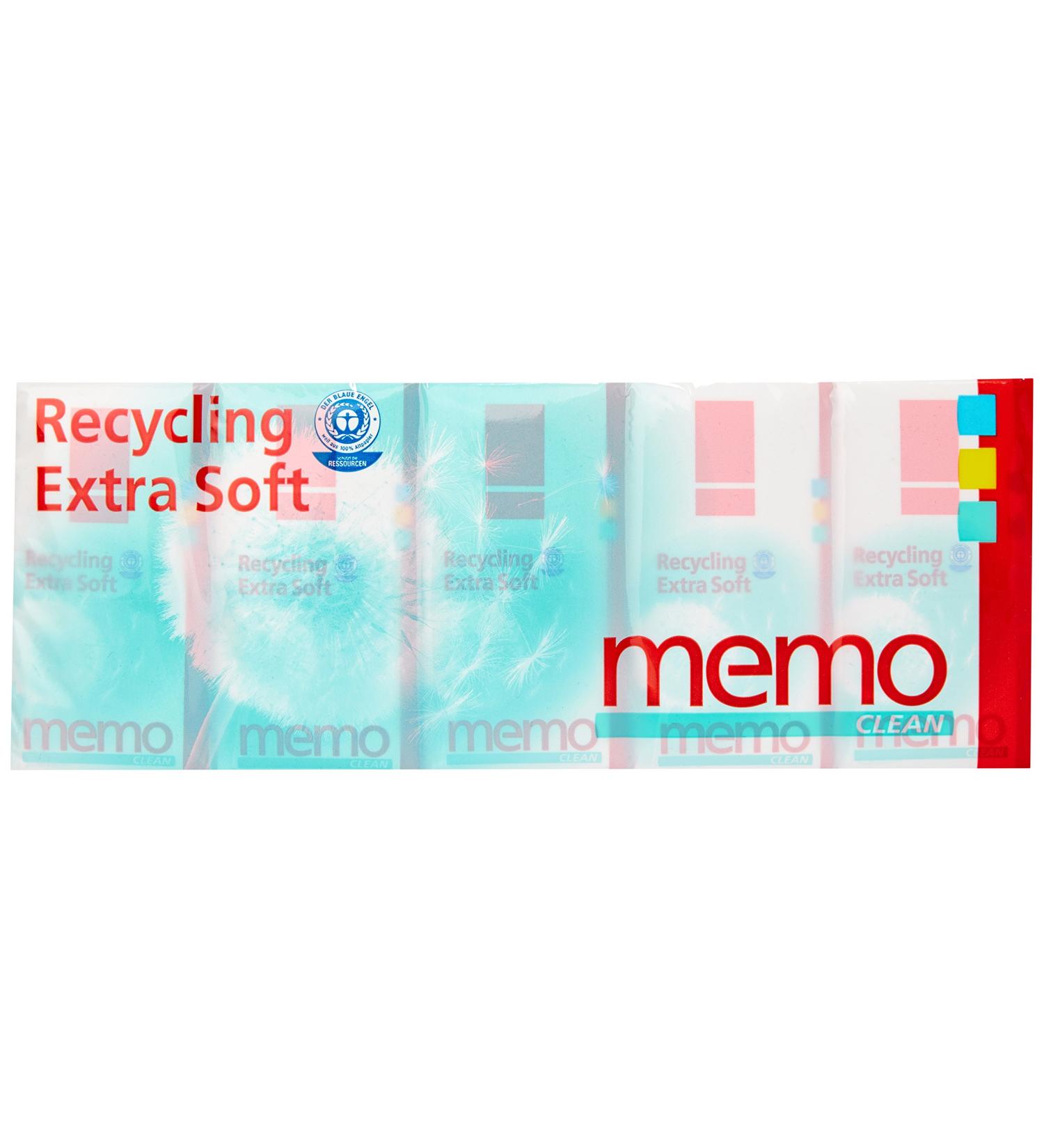 Memo ECO MH1060 handkerchiefs recycled 15 packs x 10 pieces