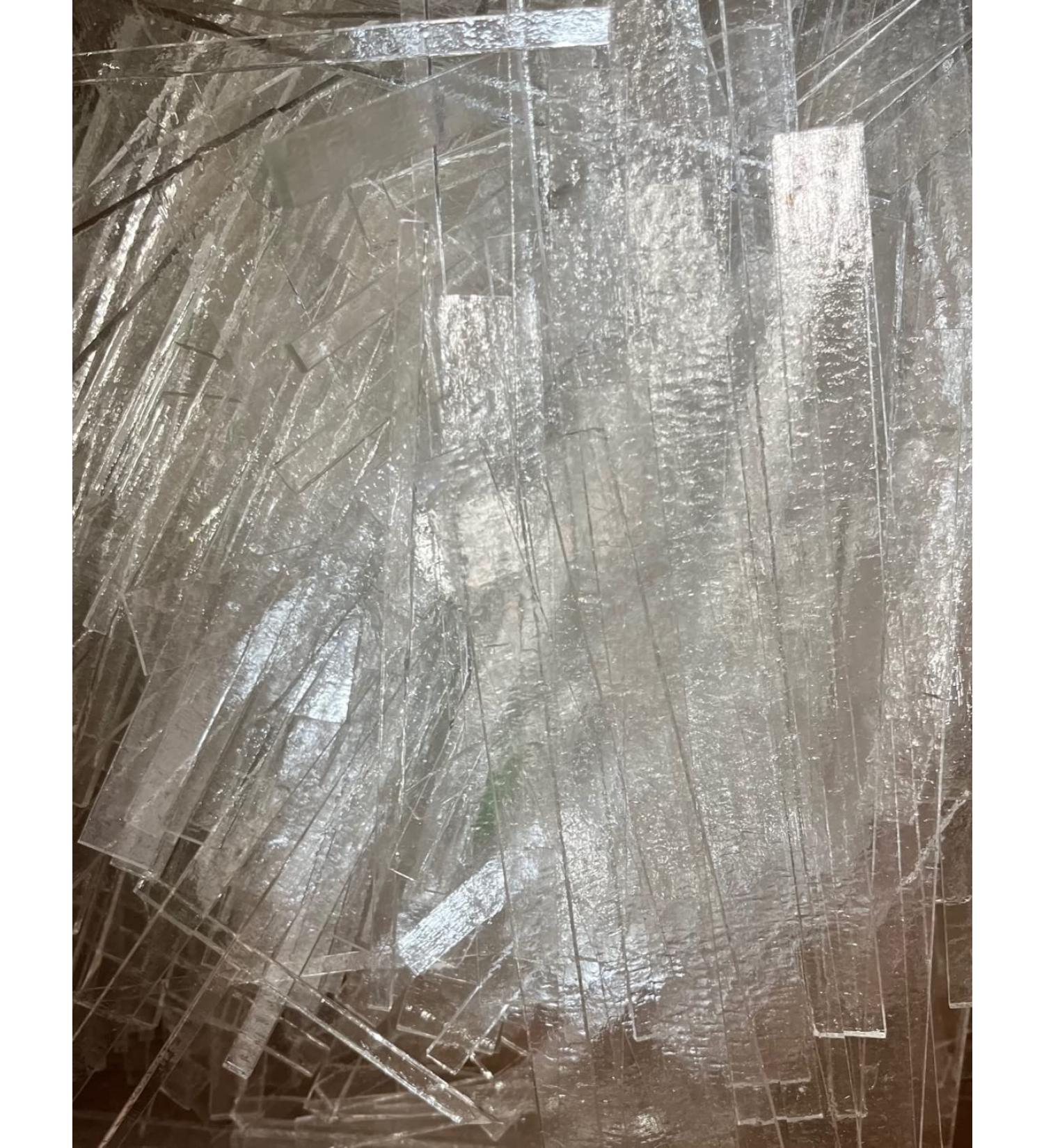 2 LB COE 96 Clear Glass Scraps - System 96 Fusing Glass Scraps