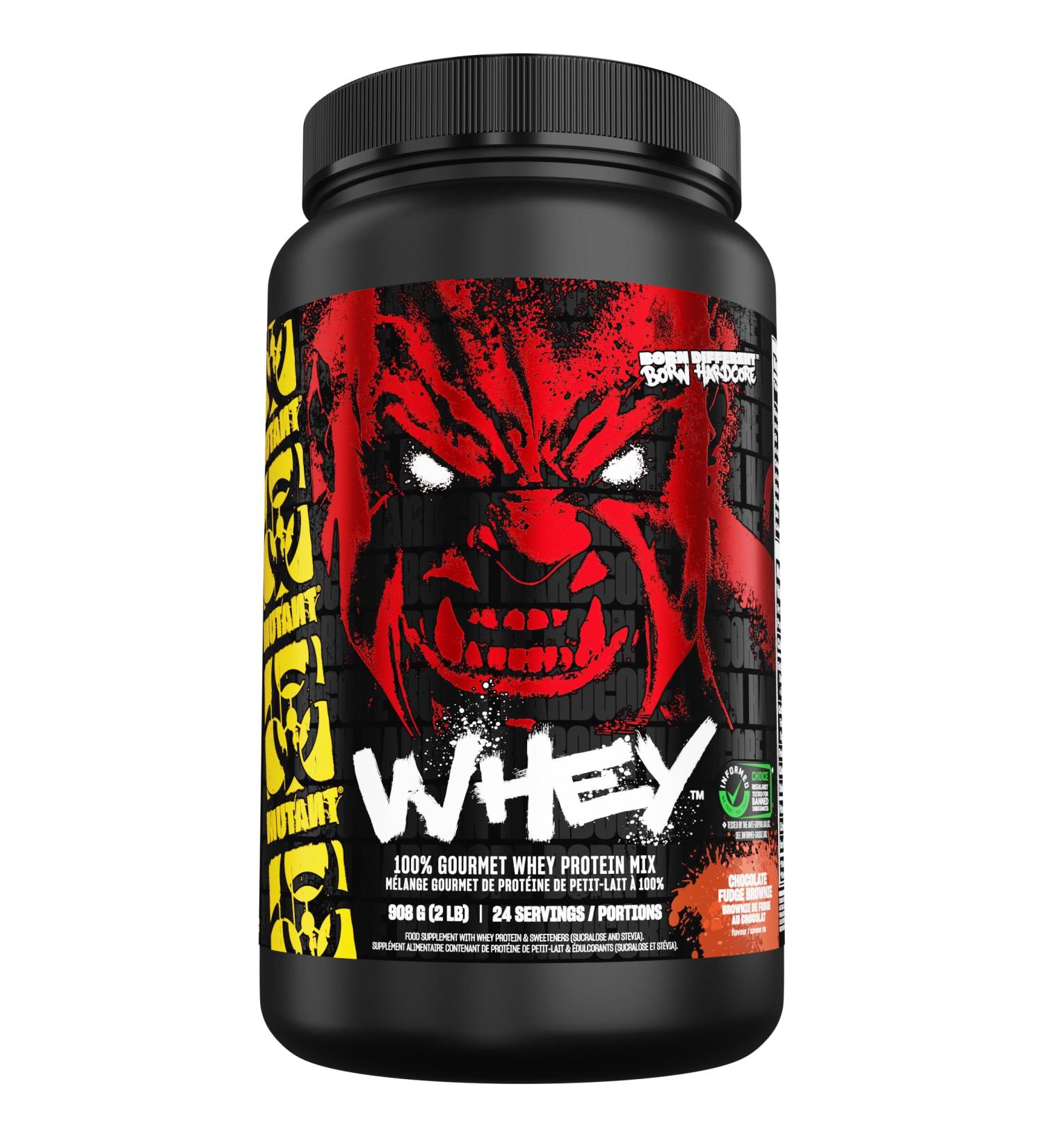 Mutant Mutant Whey Chocolate Fudge Brownie - 908g Chocolate Fudge Brownie 2lbs - Buy Online on GoSupps.com