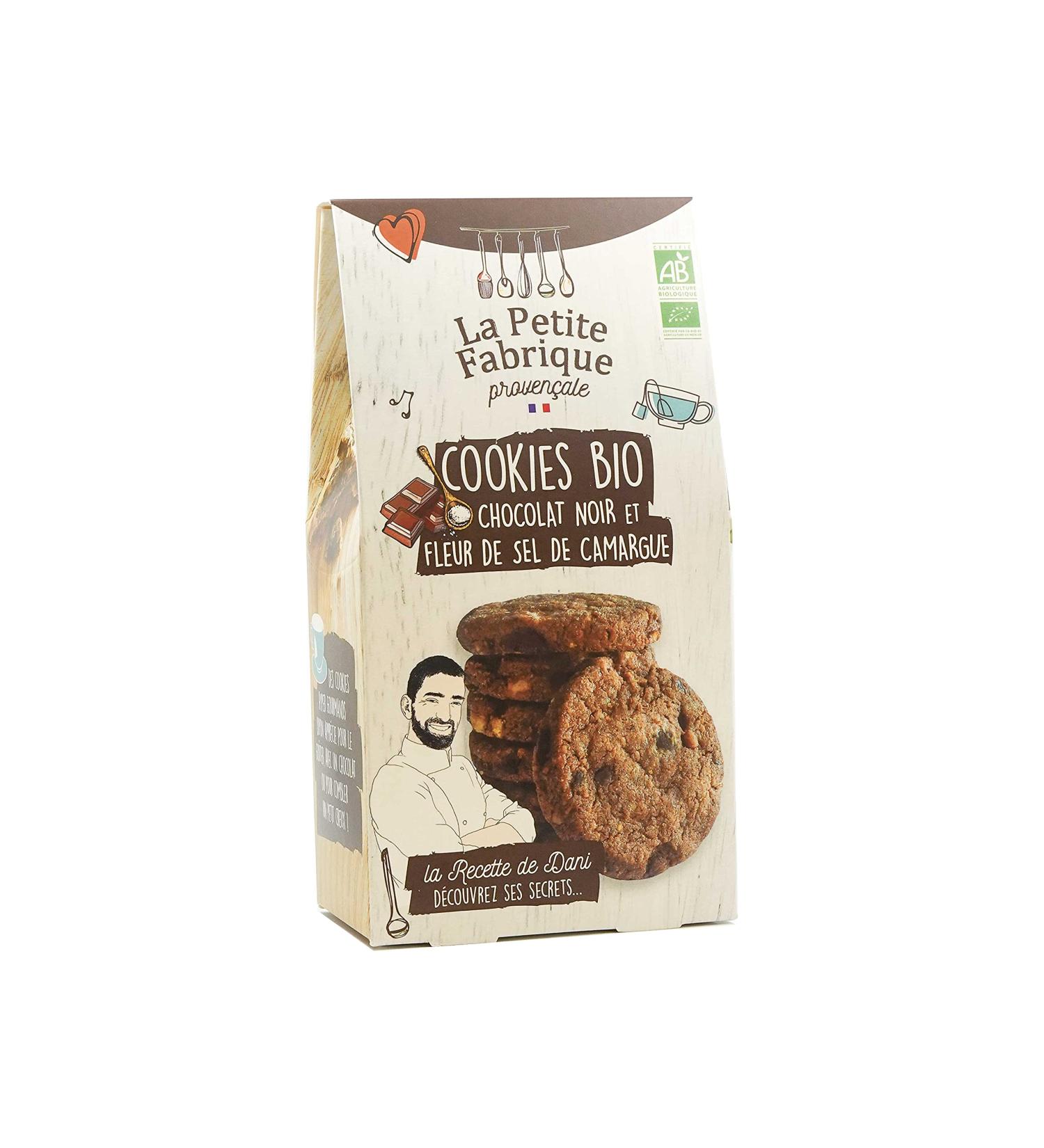 La Petite Fabrique Proven ale - Organic Provencal Cookies - Dark Chocolate and Camargues Salt Flower - 120g - Buy Online on GoSupps.com