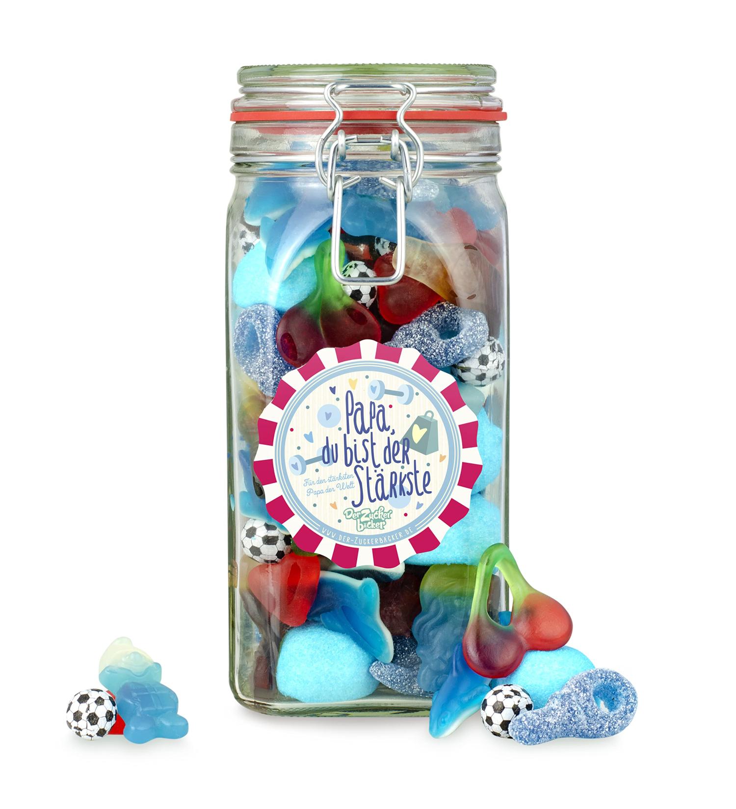 Papas Pride and Joy - Colorful Candy Mix in Large Jar | Perfect Father's Day Gift | International Shipping - Buy Online on GoSupps.com