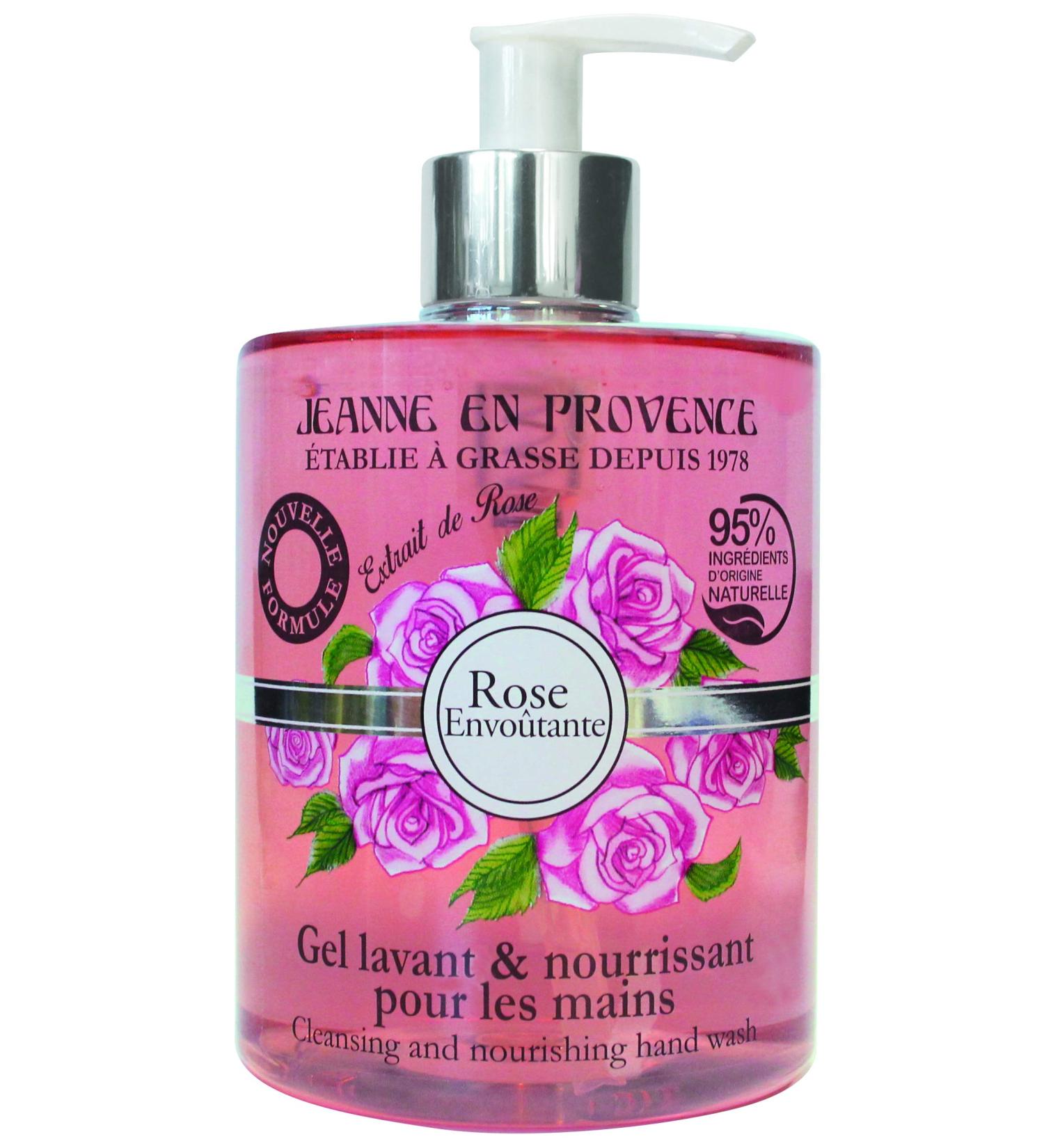 Jeanne en Provence Hand Wash Gel Rose 500 ml - Buy Online on GoSupps.com