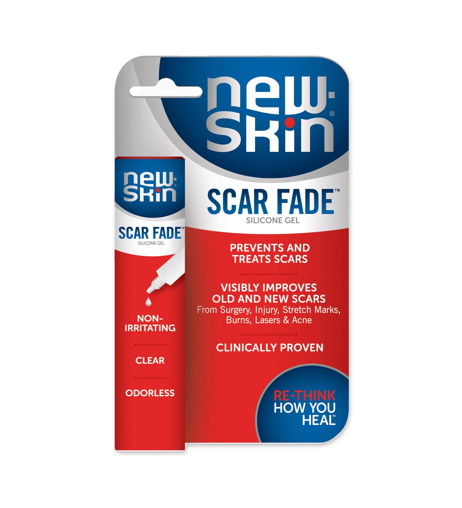 NEW-SKIN Scar Fade Silicone Gel 0.53oz - Treatment for New & Old Scars - Buy Online on GoSupps.com