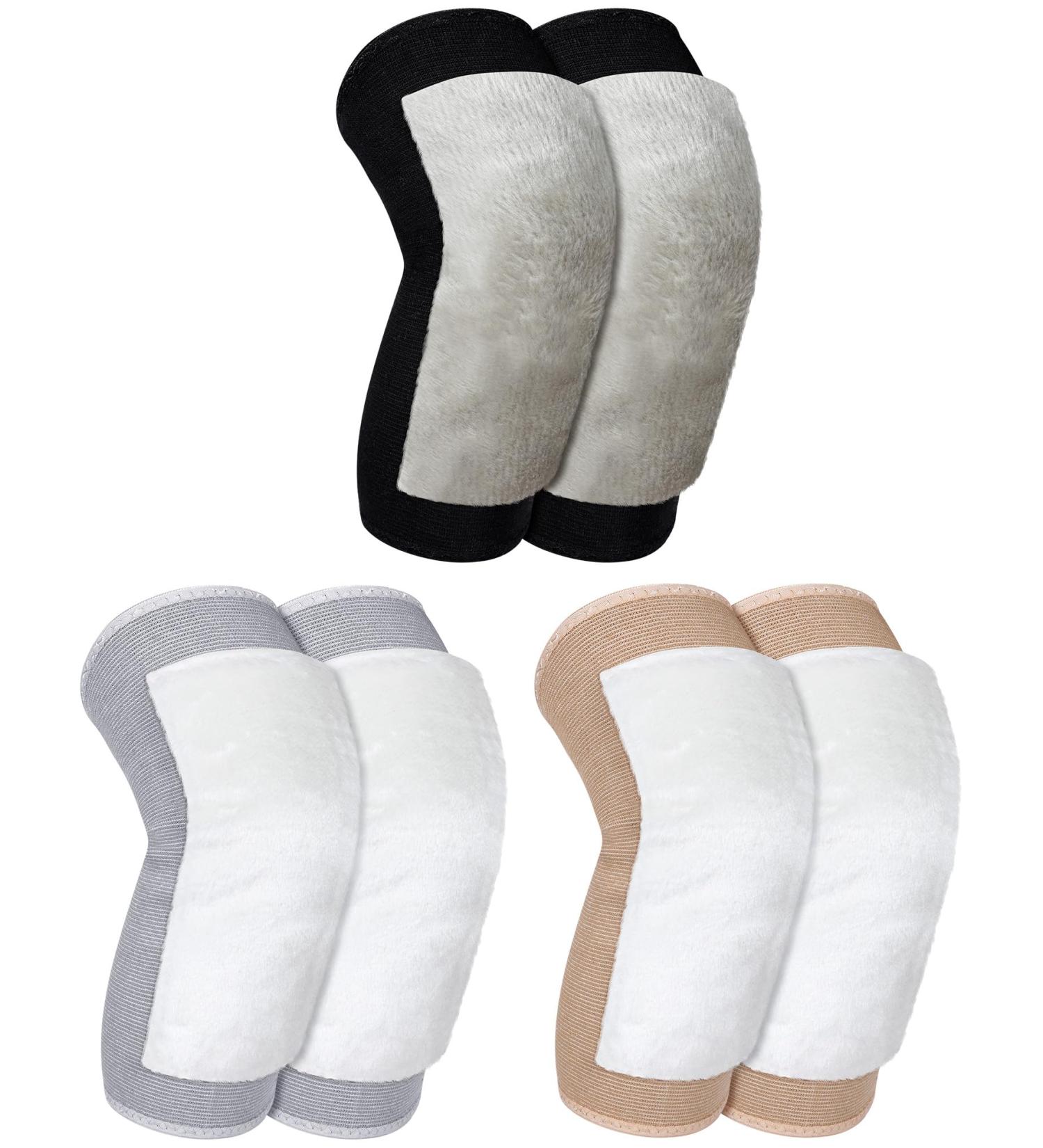 Sosation Winter Knee Warmers - Thicken Wool Knee Braces for Women | Thermal Knee Pads for Joint Pain & Arthritis Relief - Buy Online on GoSupps.com