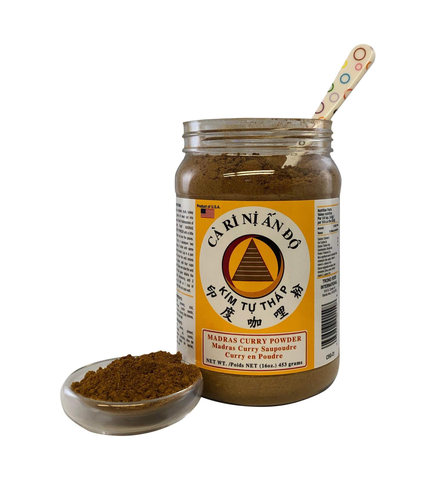 Madras Curry Powder - Authentic Indian Spice Blend - 16oz (1lb) - Buy Online on GoSupps.com