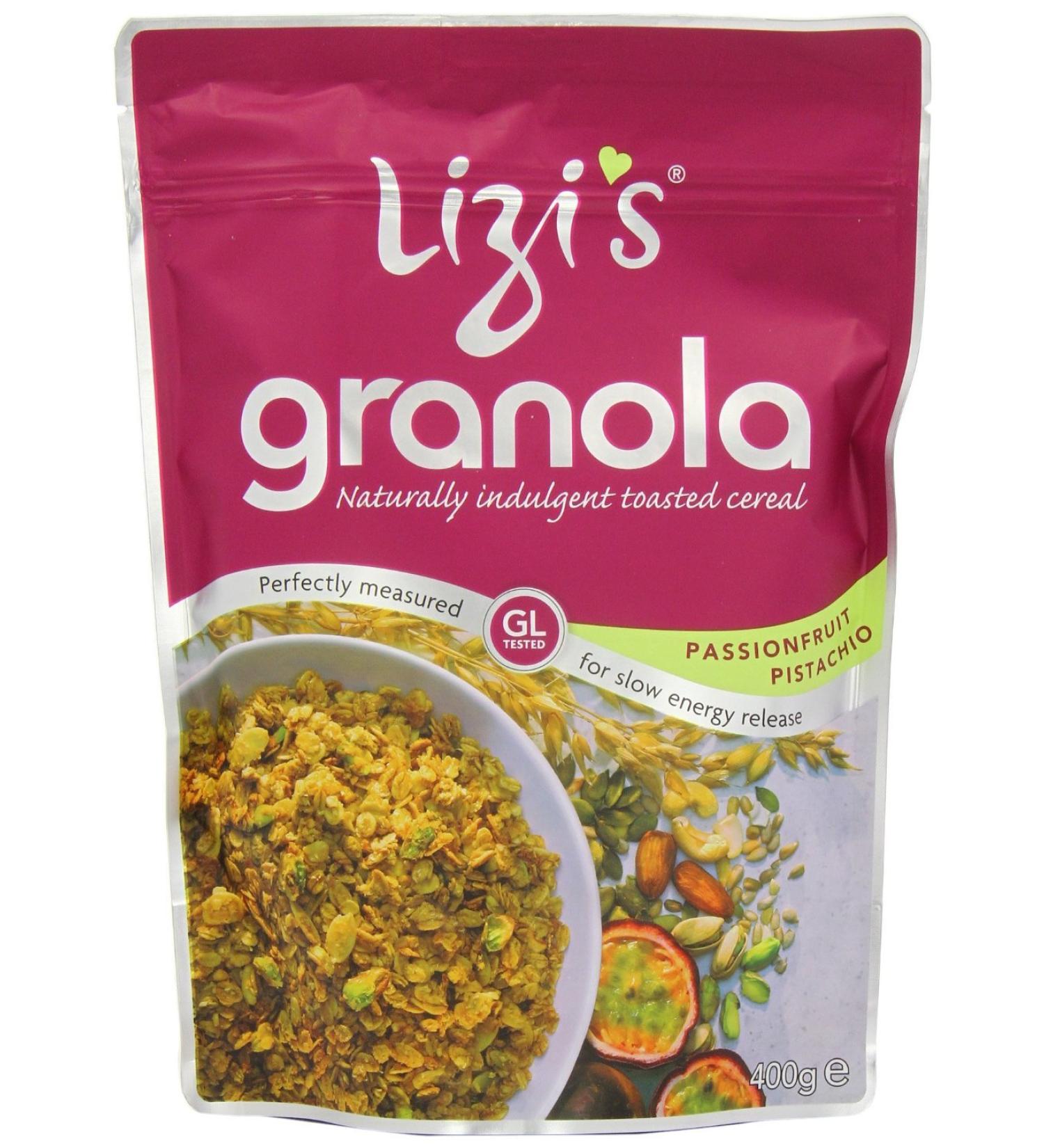 LIZI'S GRANOLA Pack of 8 Pistachio and passion fruit - Buy Online on GoSupps.com