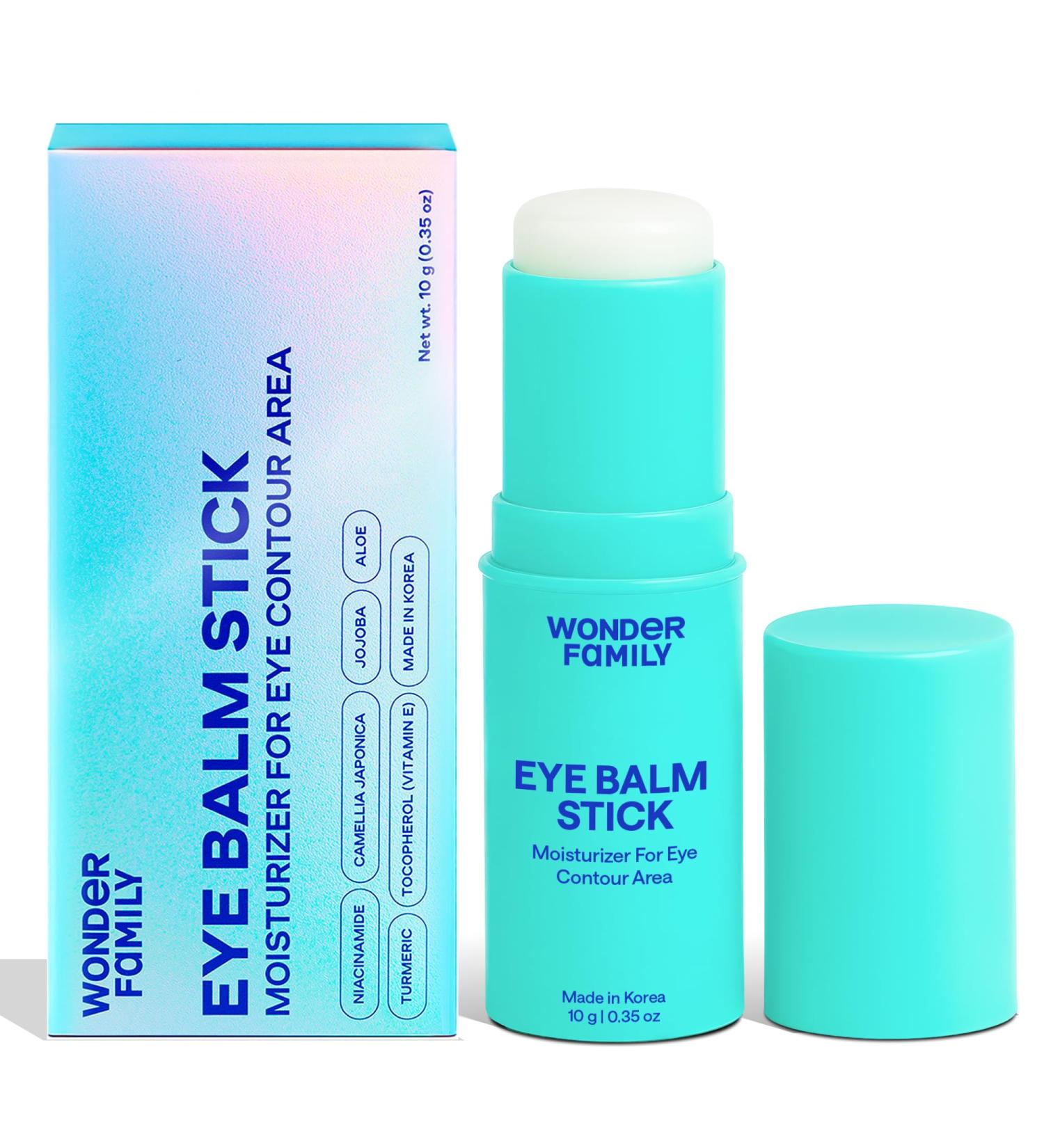 Korean Under Eye Balm Stick - Hydrating Eye Cream for Dark Circles and Puffiness Wrinkles and Fine Lines - Lightweight Alternative to Serum - Moisturizing Korean Skin Care with Niacinamide Vitamin E - Buy Online on GoSupps.com