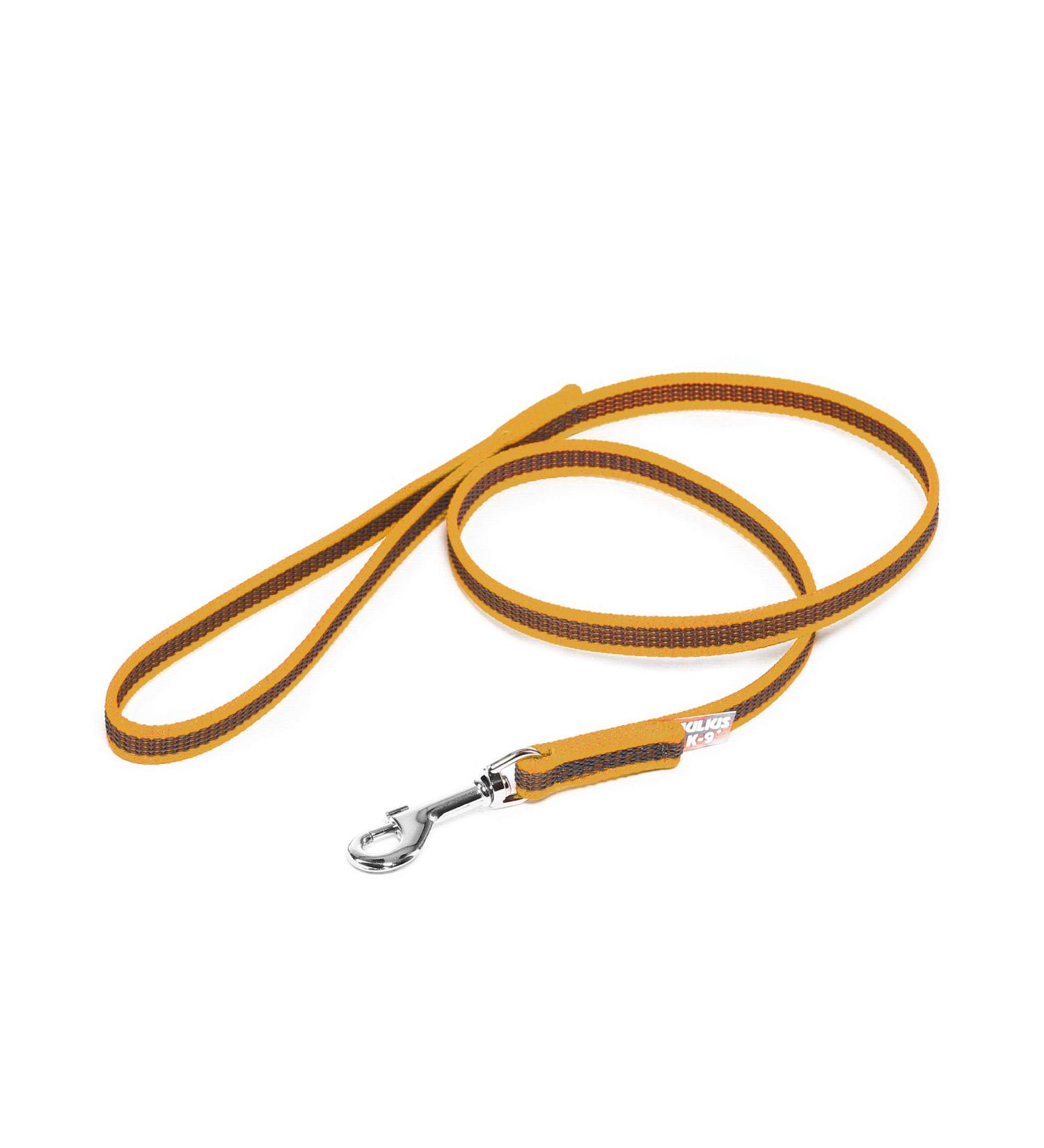 Buy IDC Color & Gray Rubberized Leash - 14mm x 1m with Loop | Durable & Stylish Orange-Gray Dog Leash for International Shipping - Buy Online on GoSupps.com