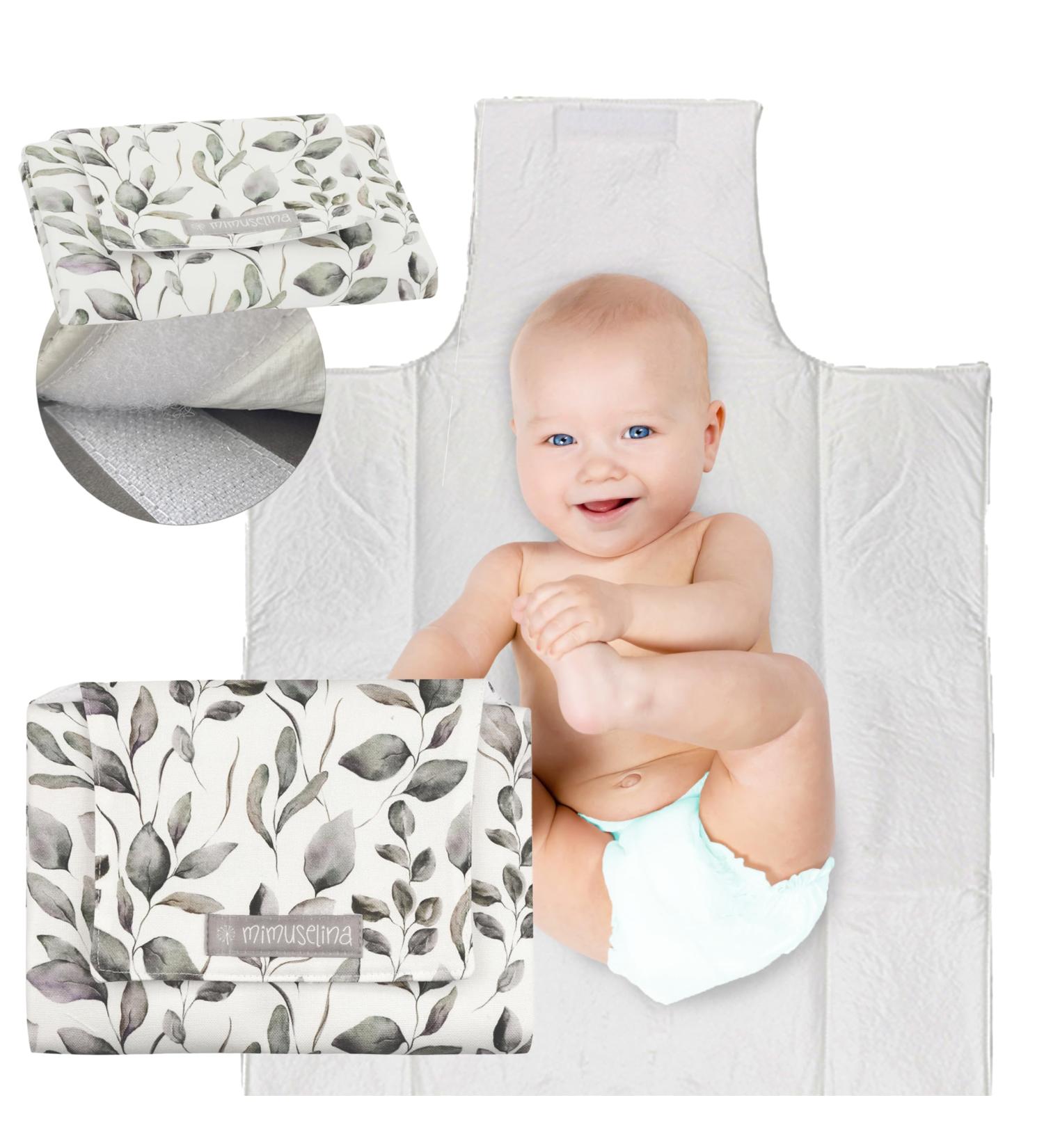 Buy Mimuselina Portable Water-Repellent Diaper Wrap Pad | Foldable Changing Pad for On-the-Go | International Shipping Available - Buy Online on GoSupps.com