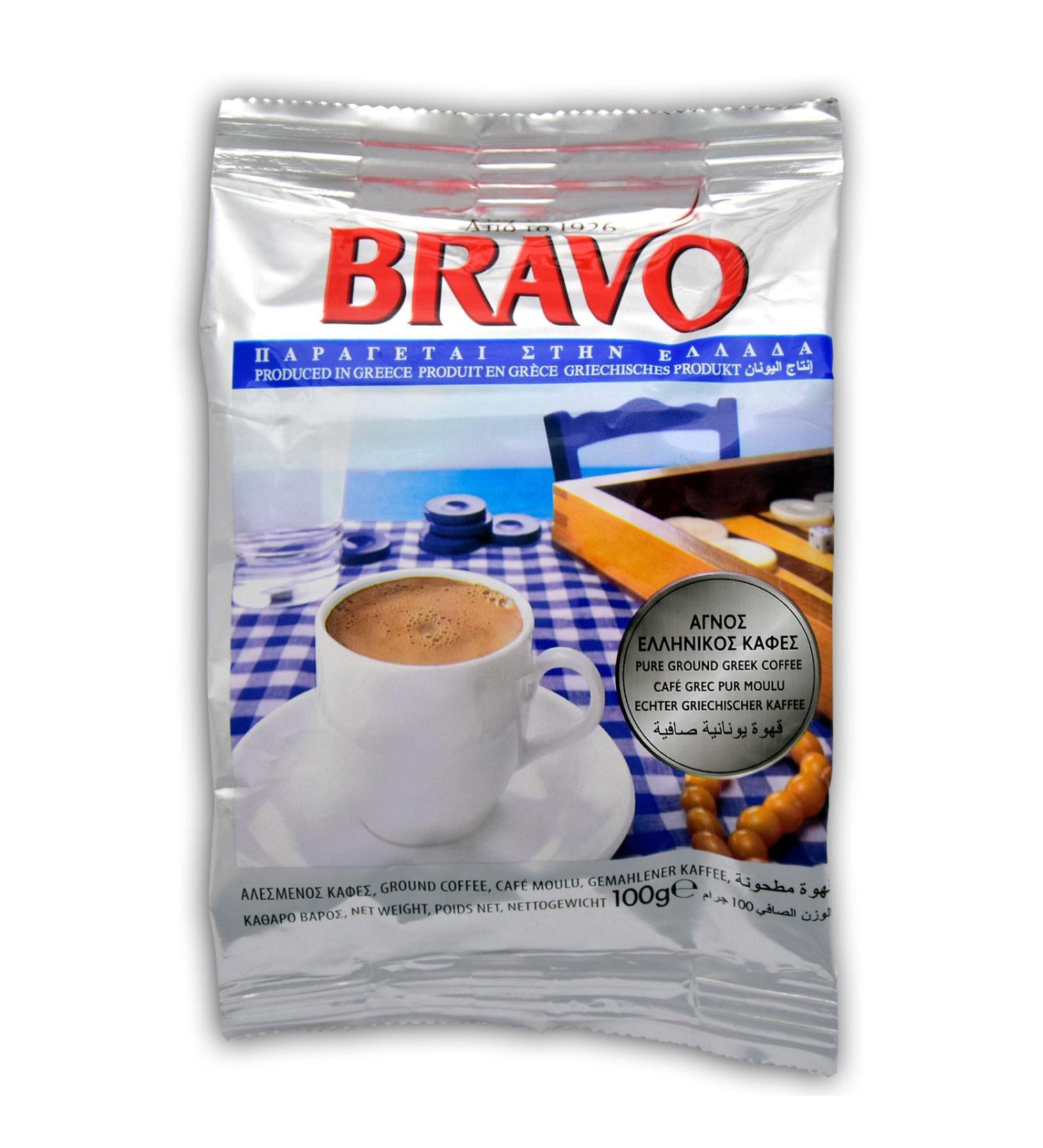 Bravo Greek Coffee Ground 100g - Buy Online on GoSupps.com
